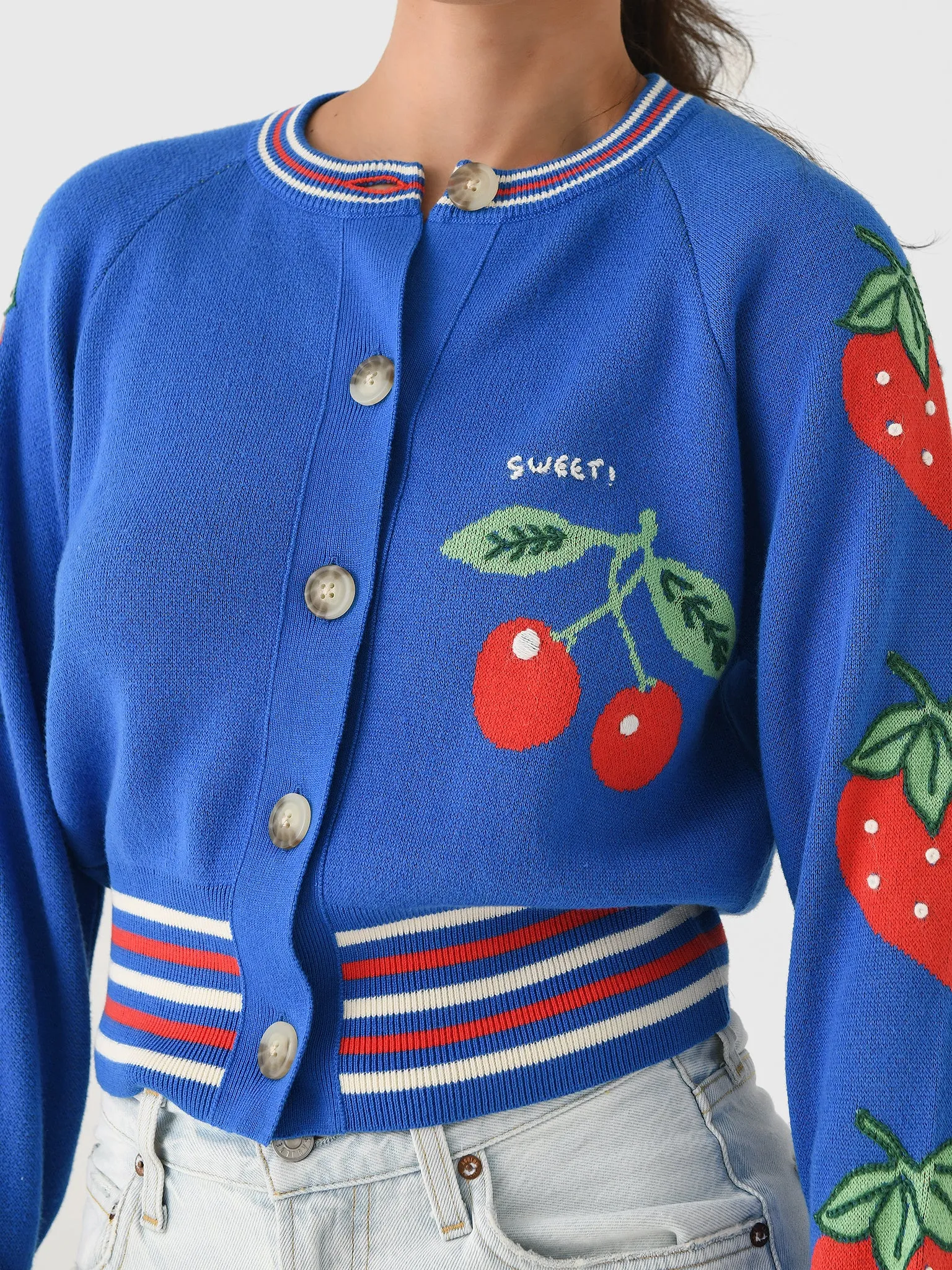 Mother Women's The Crop Rib Cardigan sold by Saint Bernard product image thumbnail 5