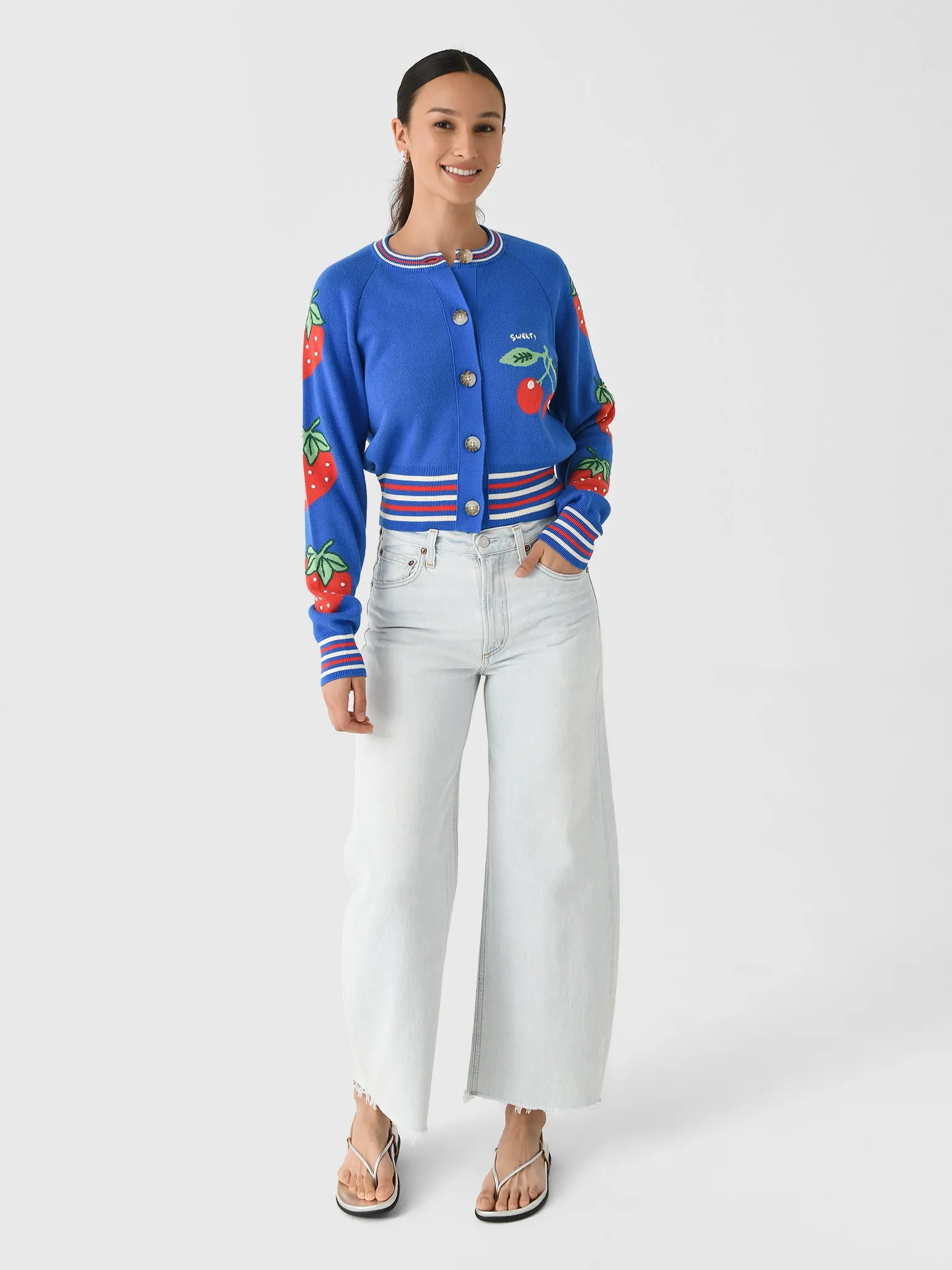 Mother Women's The Crop Rib Cardigan sold by Saint Bernard product image thumbnail 2