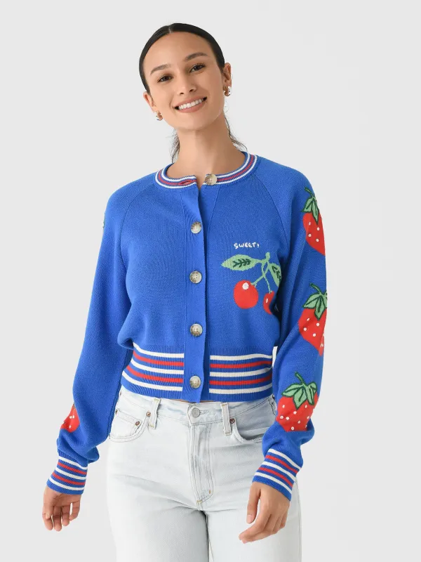 Mother Women's The Crop Rib Cardigan made by MOTHER