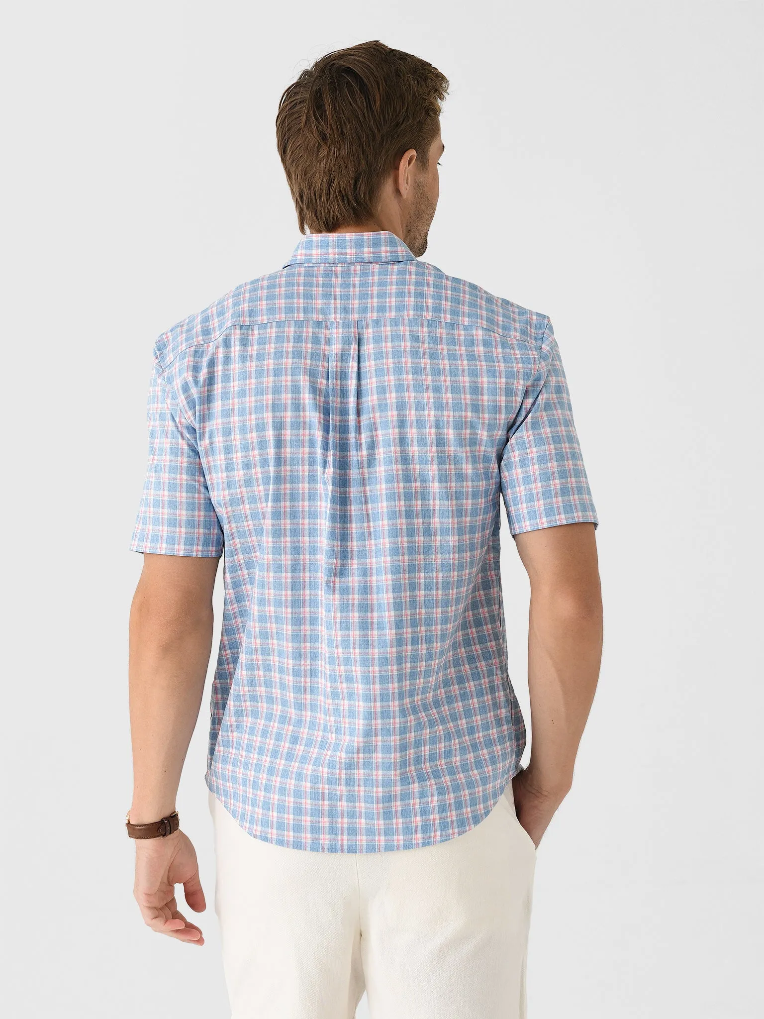 Johnnie-O Men's Dane Short Sleeve Performance Button-Down Shirt sold by Saint Bernard product image thumbnail 4