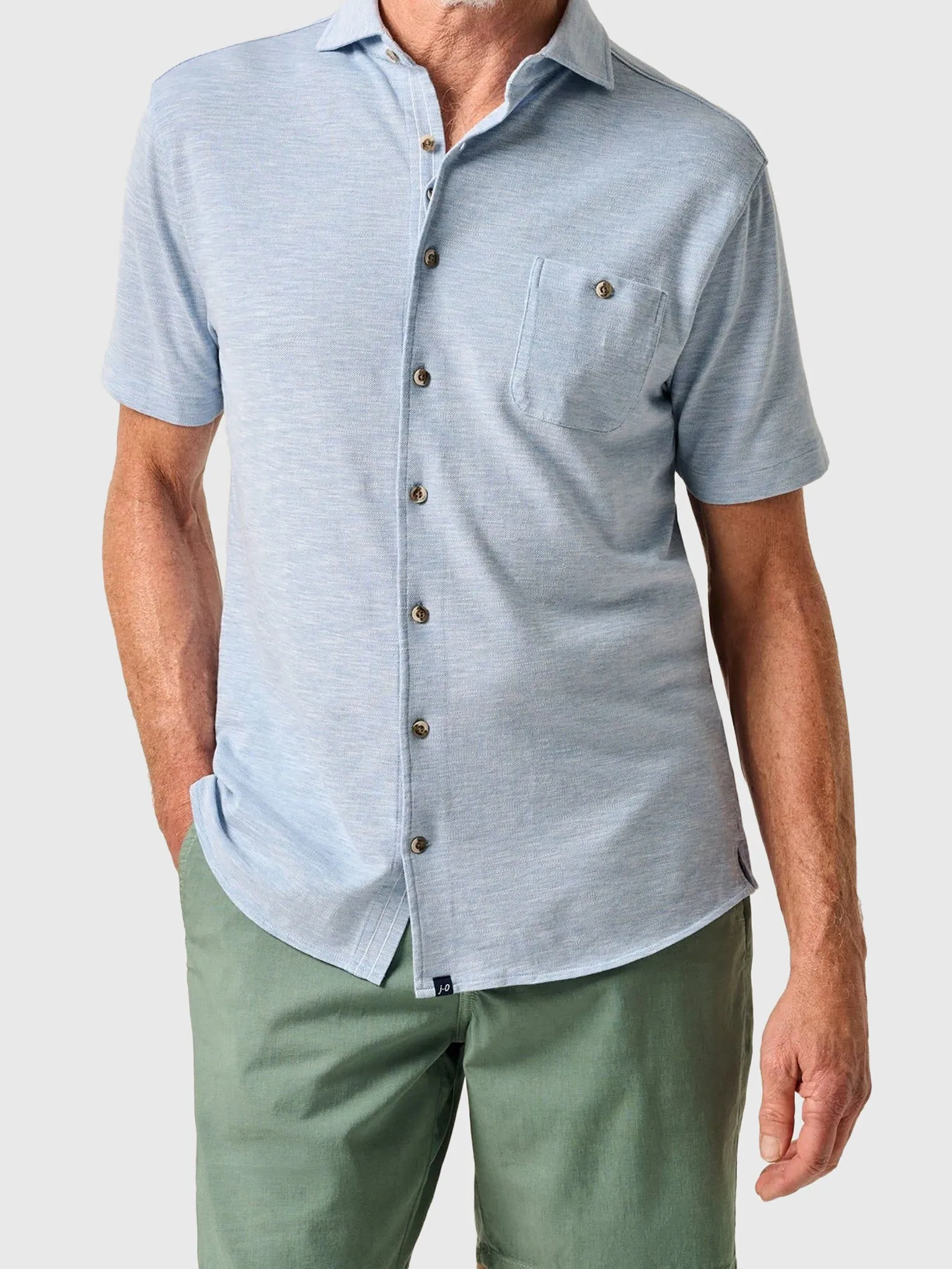 Johnnie-O Men's Tasca Piqué Button-Down Shirt sold by Saint Bernard