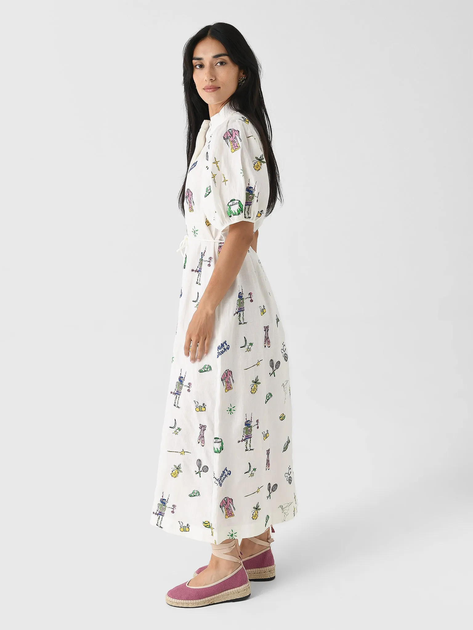 Alemais Women's Play Embroidered Shirtdress sold by Saint Bernard product image thumbnail 2