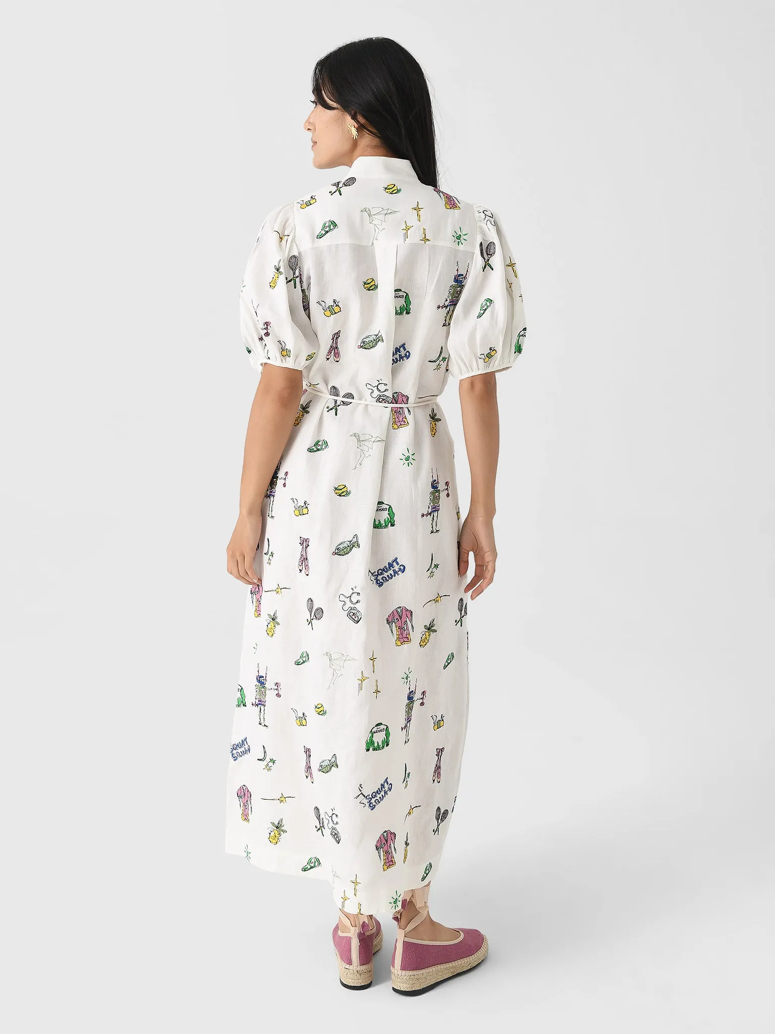 Alemais Women's Play Embroidered Shirtdress sold by Saint Bernard product image thumbnail 3