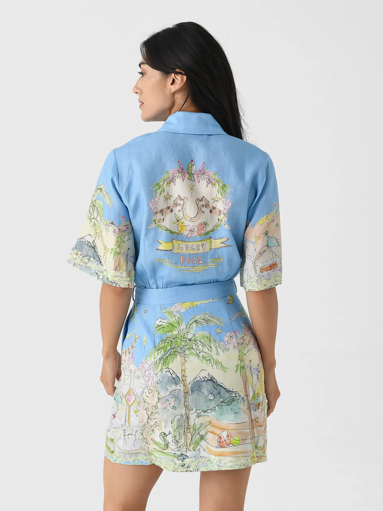 Alemais Women's Anouk Mini Dress sold by Saint Bernard product image thumbnail 4