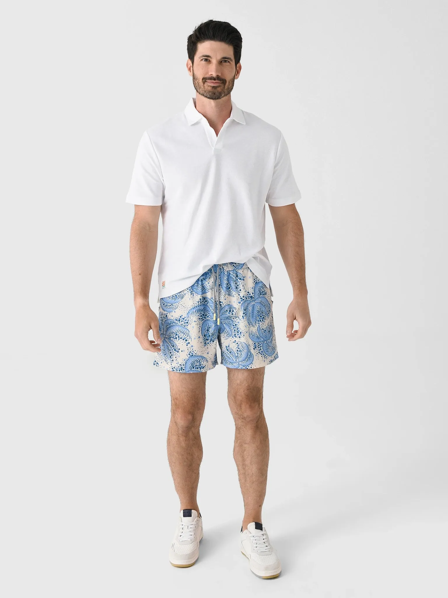 Johnnie-O Men's Frankie French Terry Johnny Collar Polo sold by Saint Bernard product image thumbnail 2