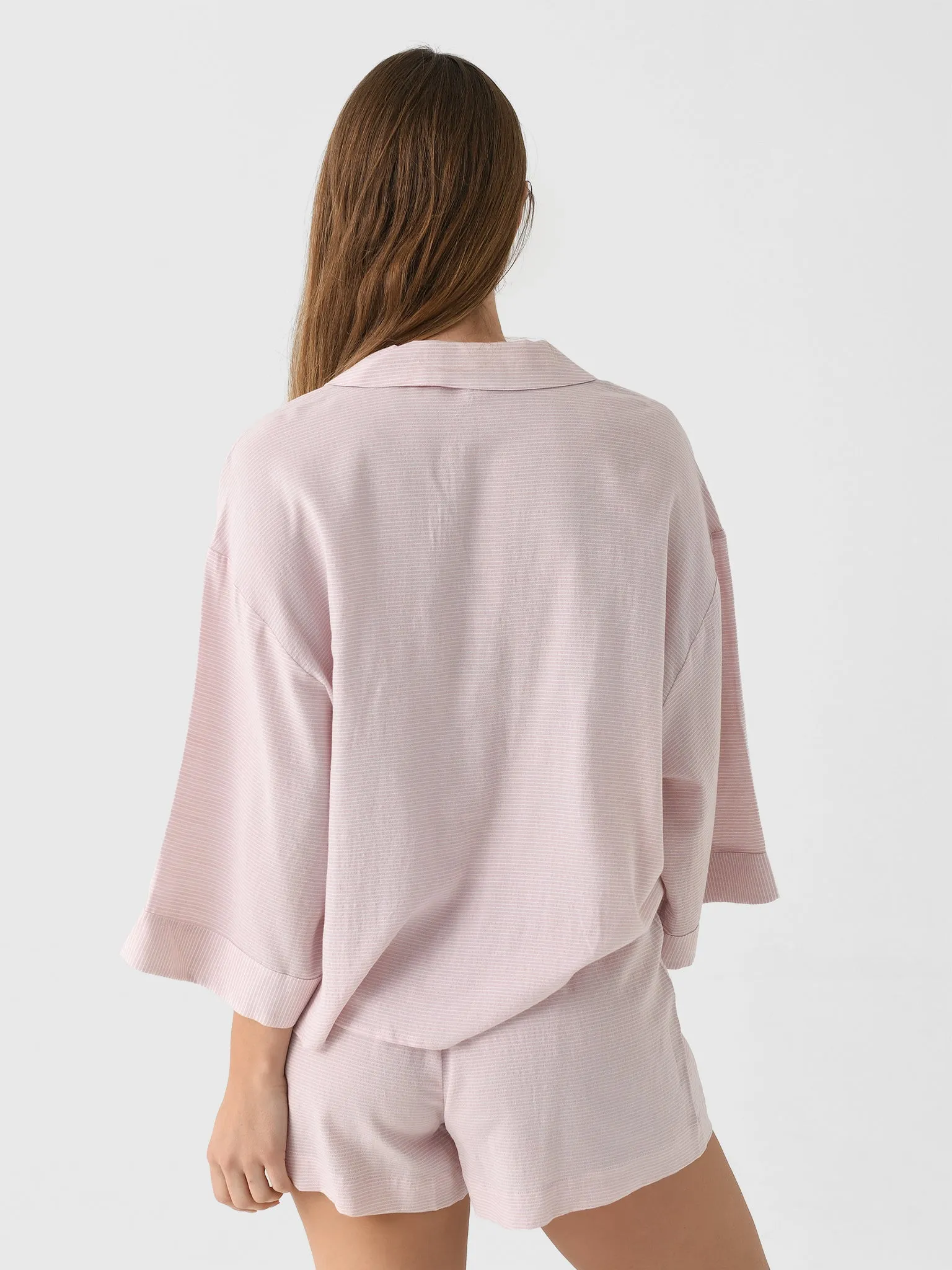 Eberjey Women's Nautico Relaxed Short Pajama Set sold by Saint Bernard product image thumbnail 4