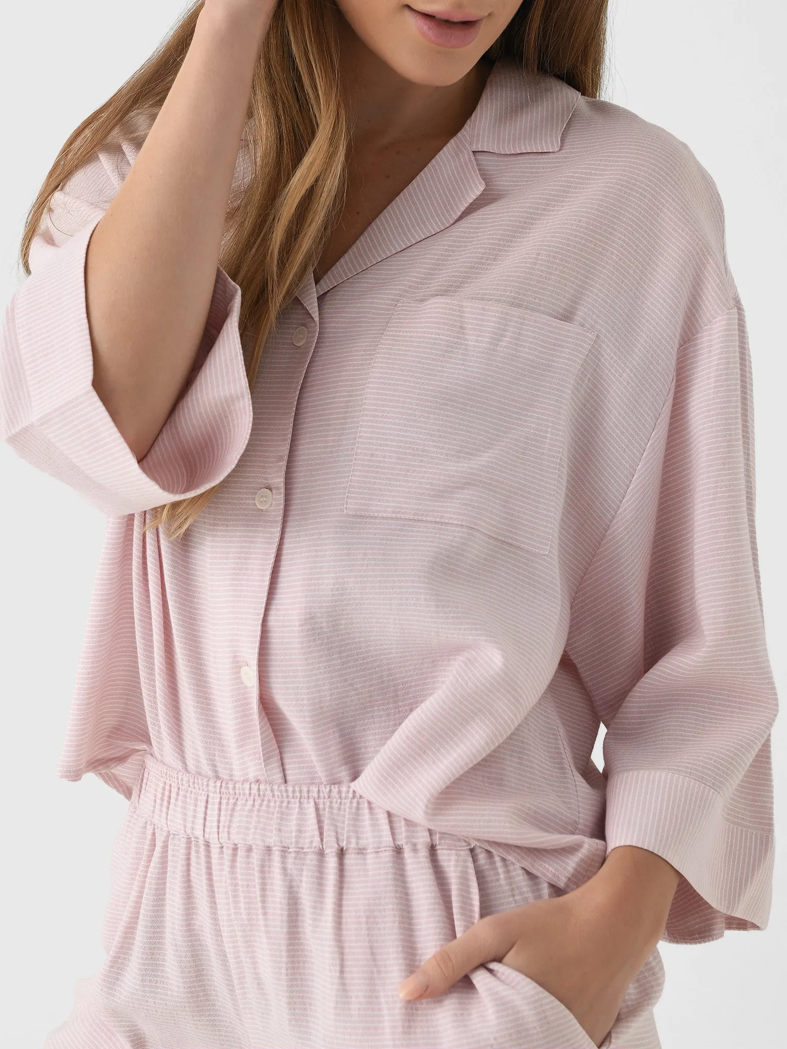 Eberjey Women's Nautico Relaxed Short Pajama Set sold by Saint Bernard product image thumbnail 5