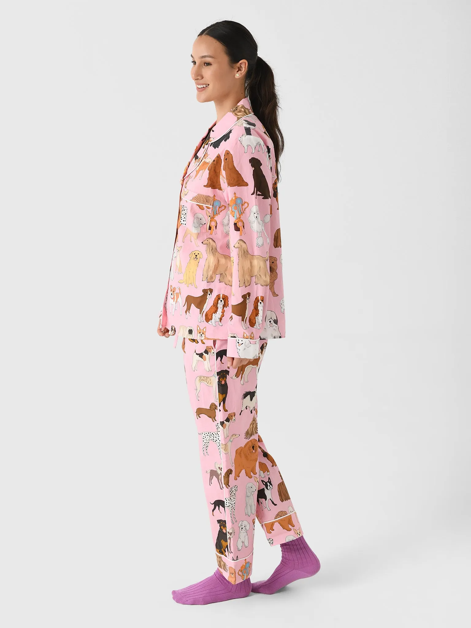 Karen Mabon Women's Crufts Pajama Set sold by Saint Bernard product image thumbnail 2