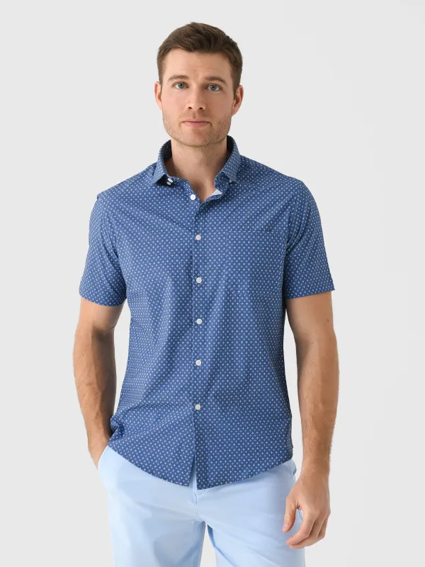 Mizzen+Main Men's Trim Leeward Short Sleeve Dress Shirt sold by Saint Bernard