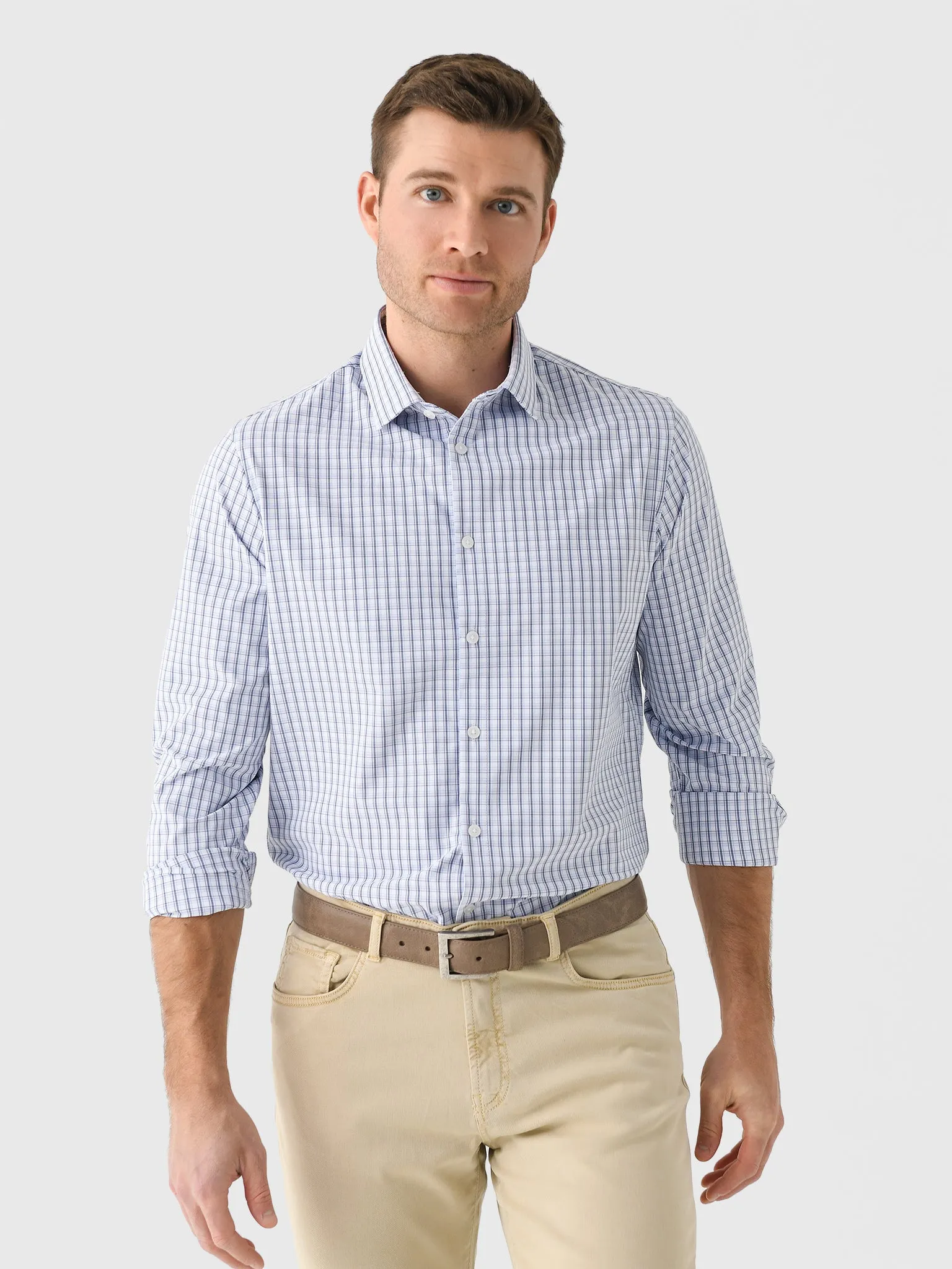 Mizzen+Main Men's Trim Leeward Dress Shirt sold by Saint Bernard