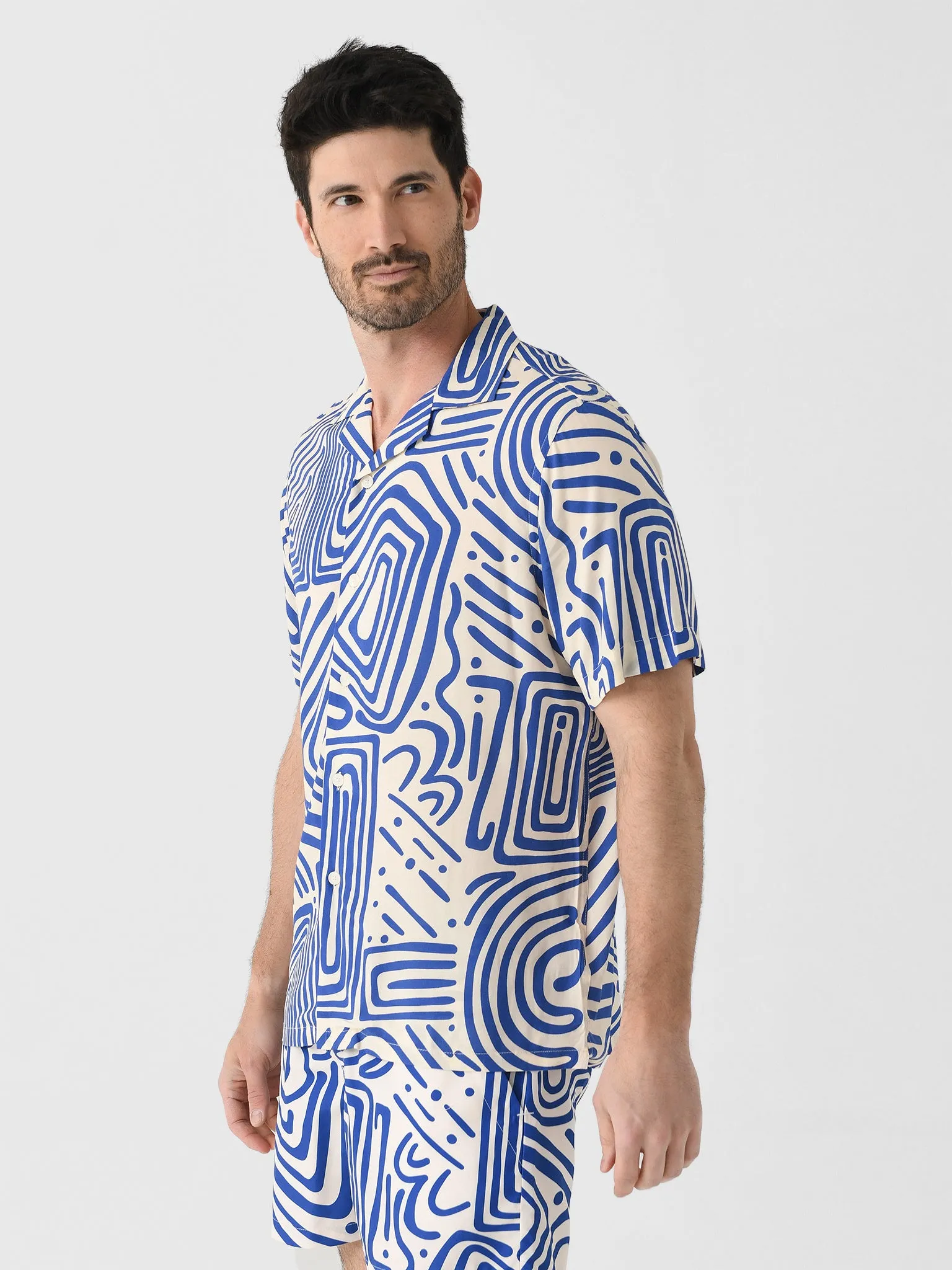 OAS Men's Eldovado Viscose Shirt sold by Saint Bernard product image thumbnail 3