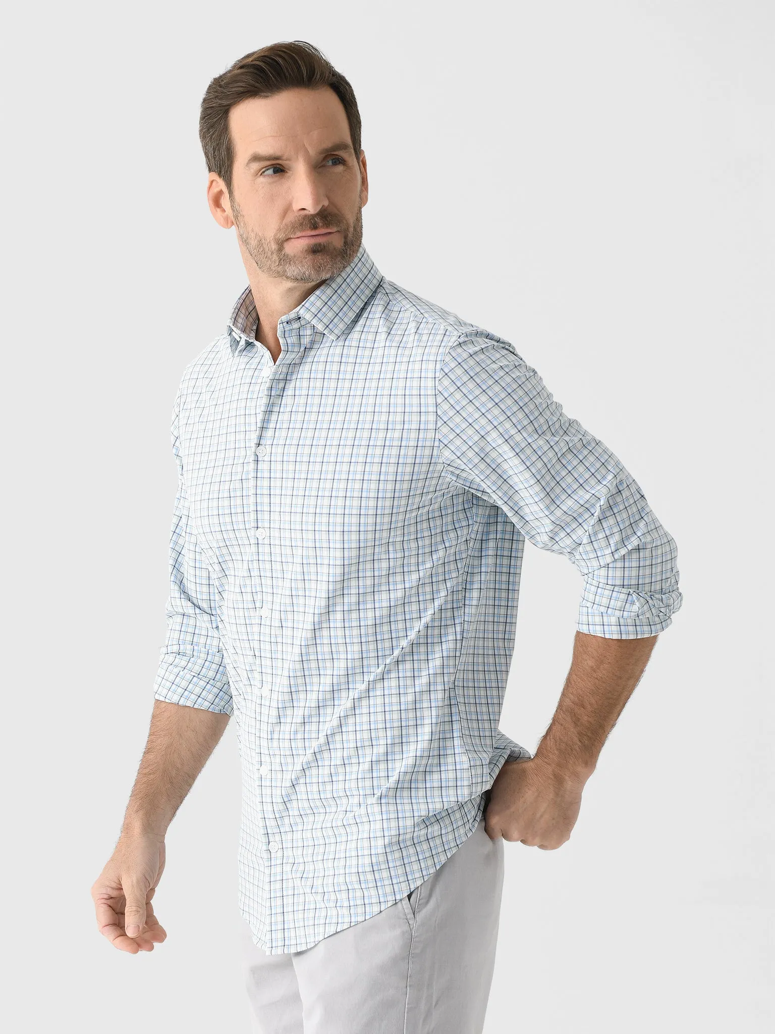 Mizzen+Main Men's Trim Leeward Dress Shirt sold by Saint Bernard product image thumbnail 3