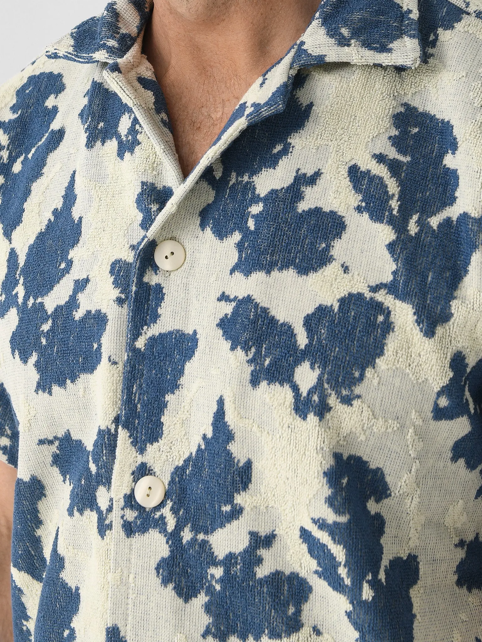 OAS Men's Sail Contraste Cuba Terry Shirt sold by Saint Bernard product image thumbnail 5