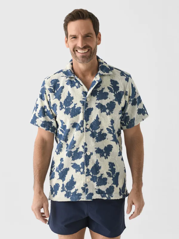 OAS Men's Sail Contraste Cuba Terry Shirt made by OAS