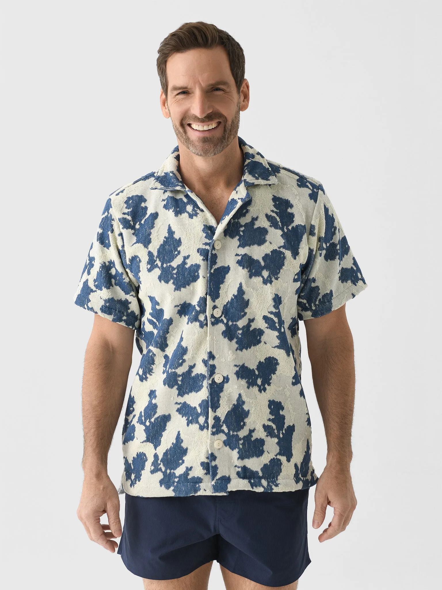 OAS Men's Sail Contraste Cuba Terry Shirt sold by Saint Bernard