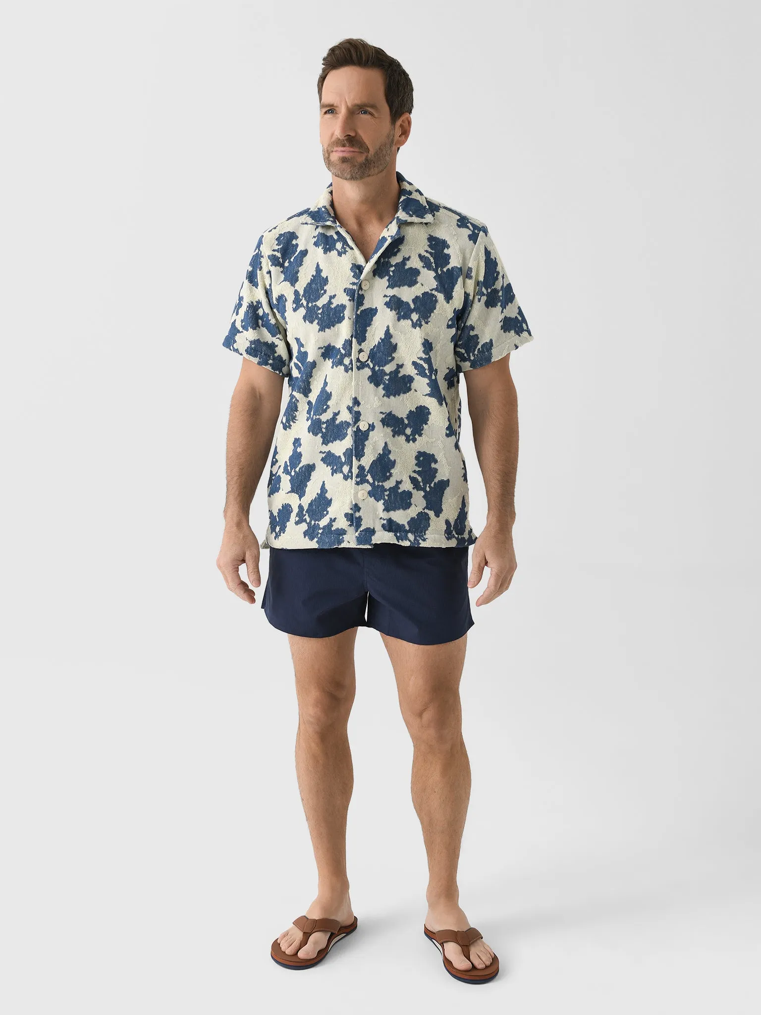 OAS Men's Sail Contraste Cuba Terry Shirt sold by Saint Bernard product image thumbnail 2