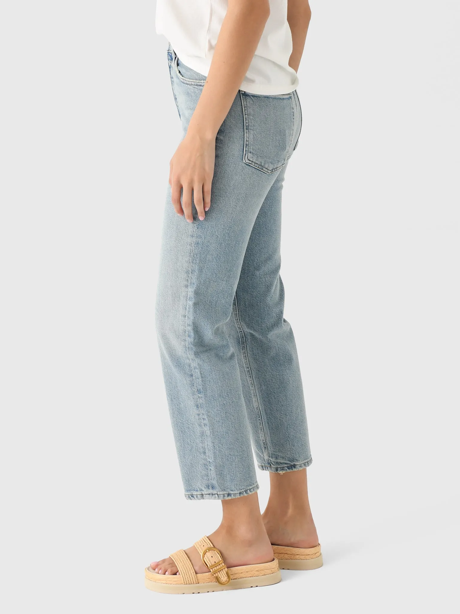 Agolde Women's 90s Pinch Waist Crop Jean sold by Saint Bernard product image thumbnail 3
