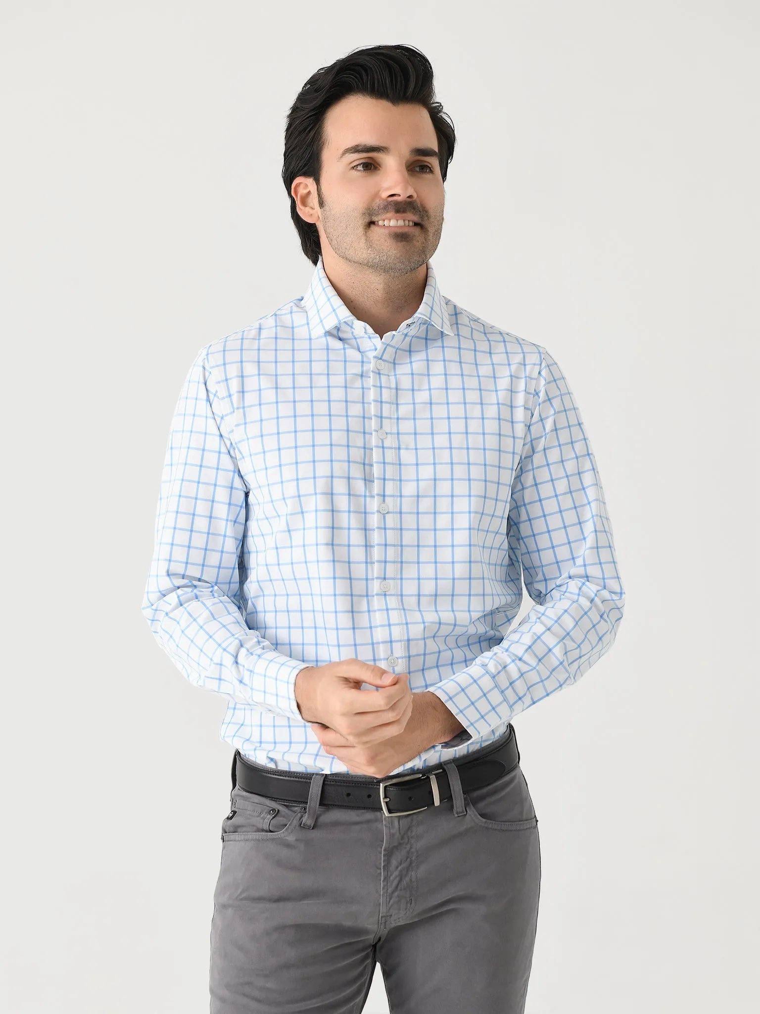 Mizzen+Main Men's Trim Leeward Dress Shirt sold by Saint Bernard