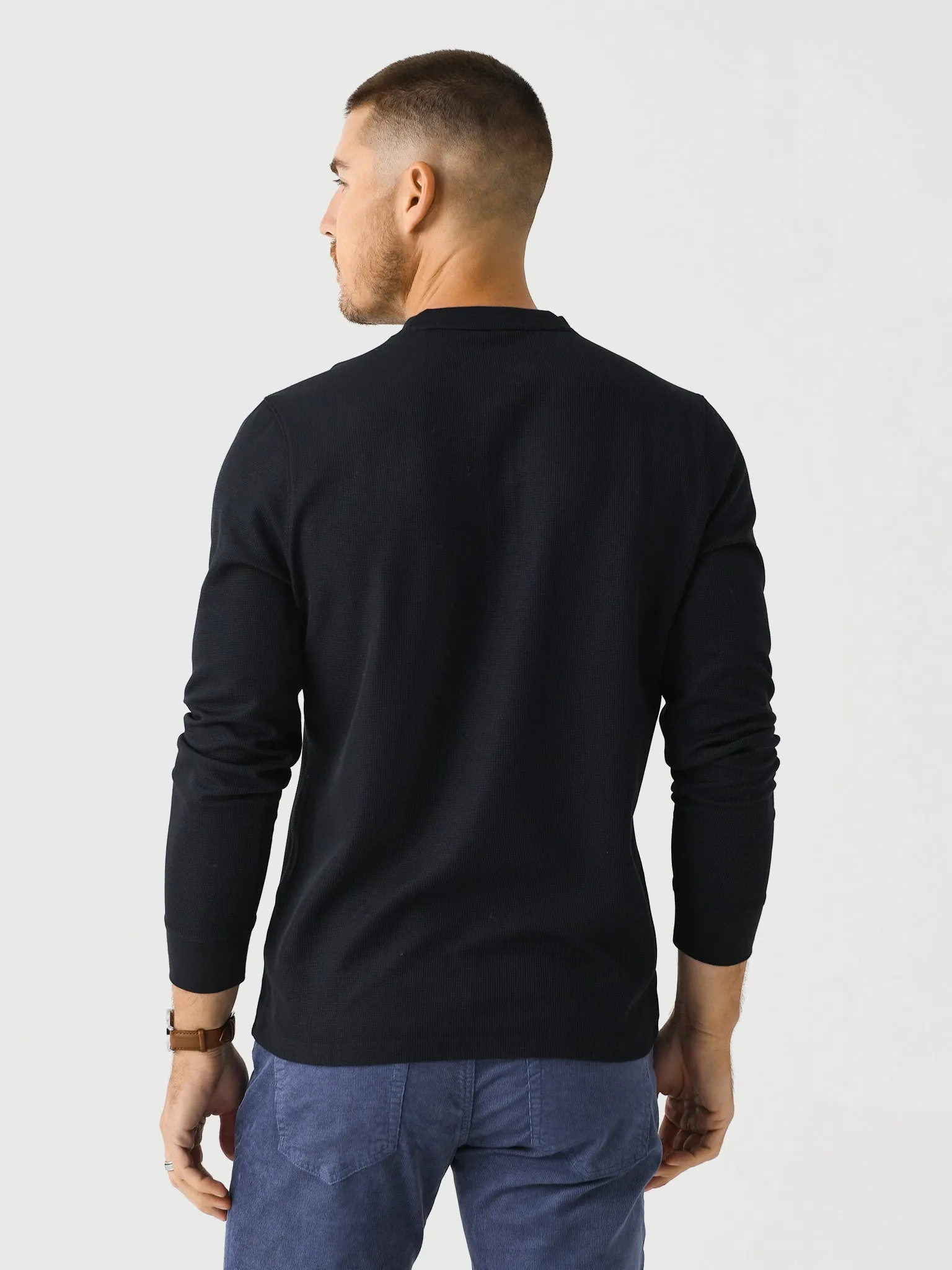 Mizzen+Main Men's Henderson Henley sold by Saint Bernard product image thumbnail 4
