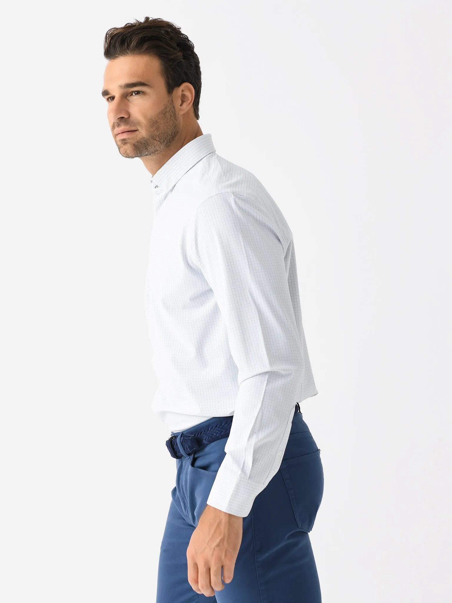 Mizzen+Main Men's Trim Leeward No Tuck Dress Shirt sold by Saint Bernard product image thumbnail 3