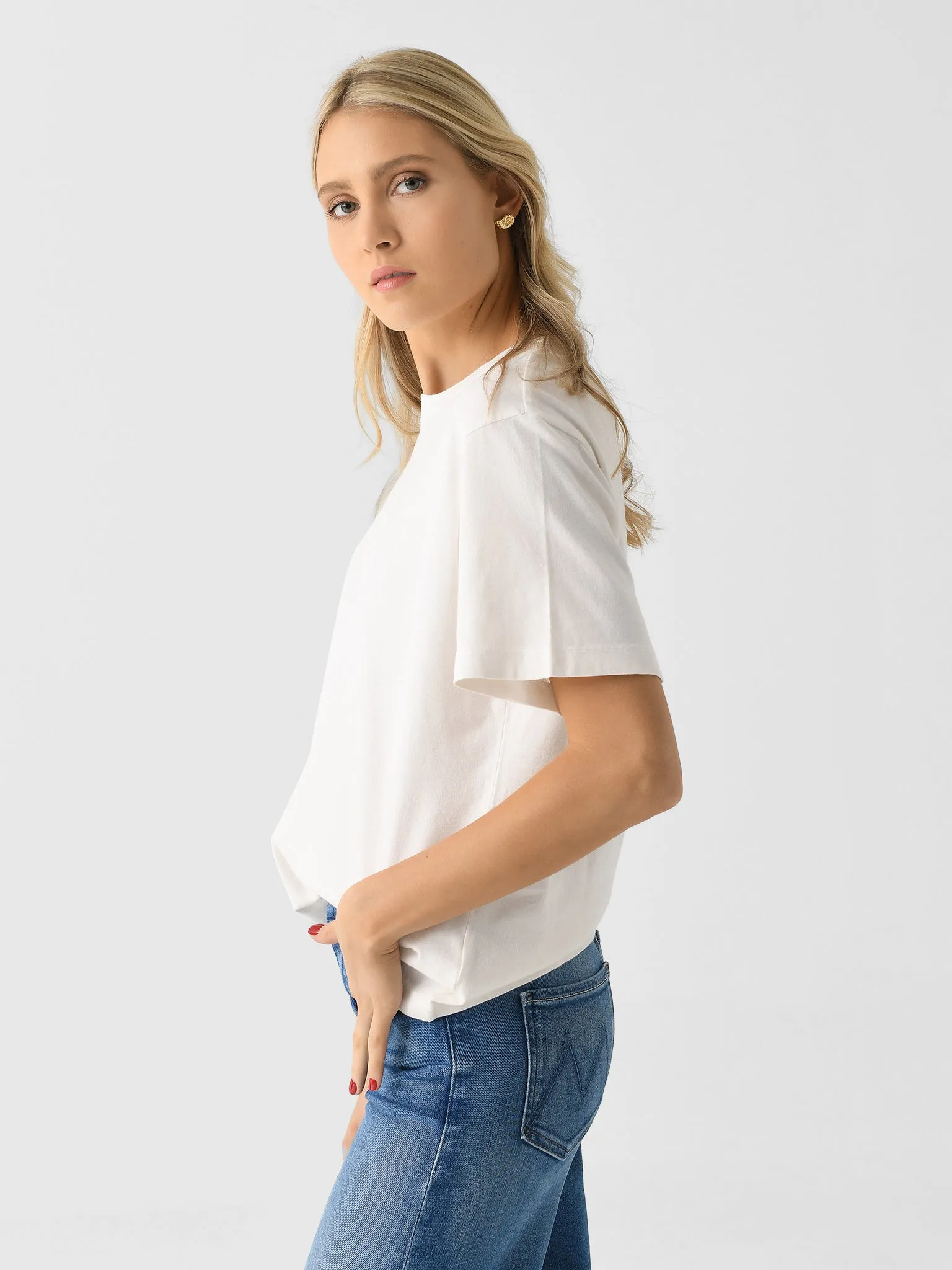 Agolde Women's Jay T-Shirt sold by Saint Bernard product image thumbnail 3