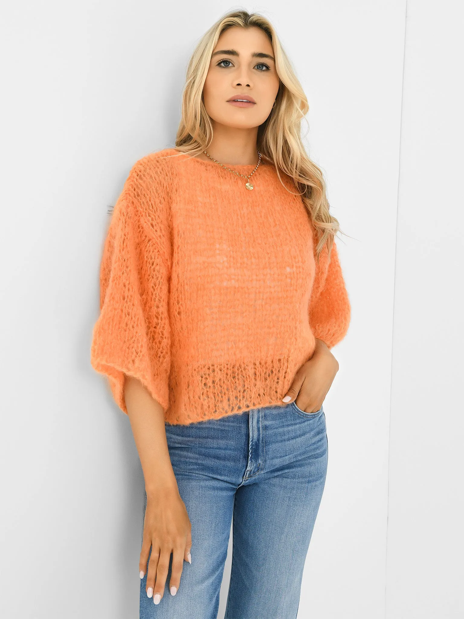 Maiami Women's Light Mohair T-Shirt sold by Saint Bernard