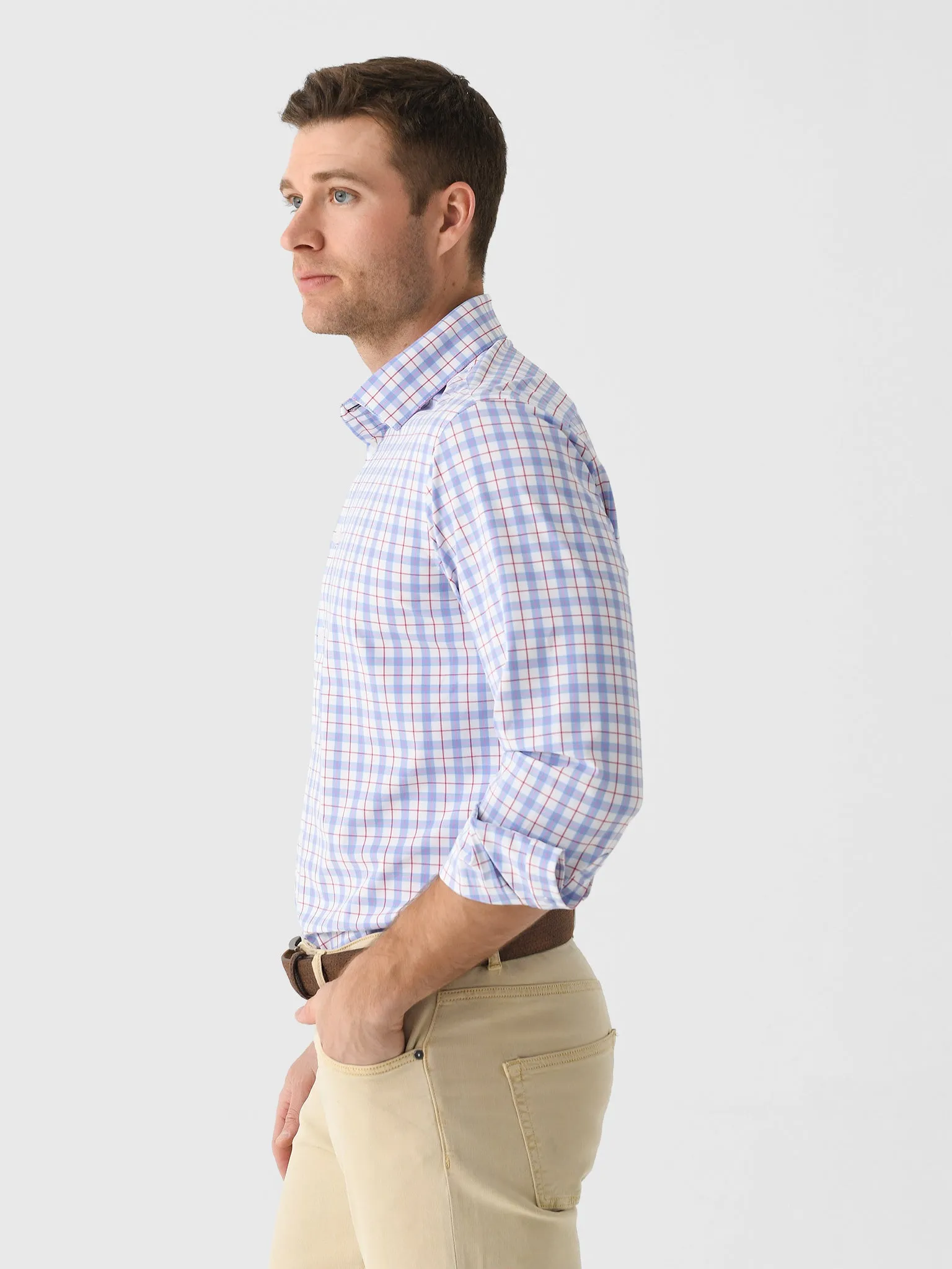 Mizzen+Main Men's Trim Leeward Dress Shirt sold by Saint Bernard product image thumbnail 3