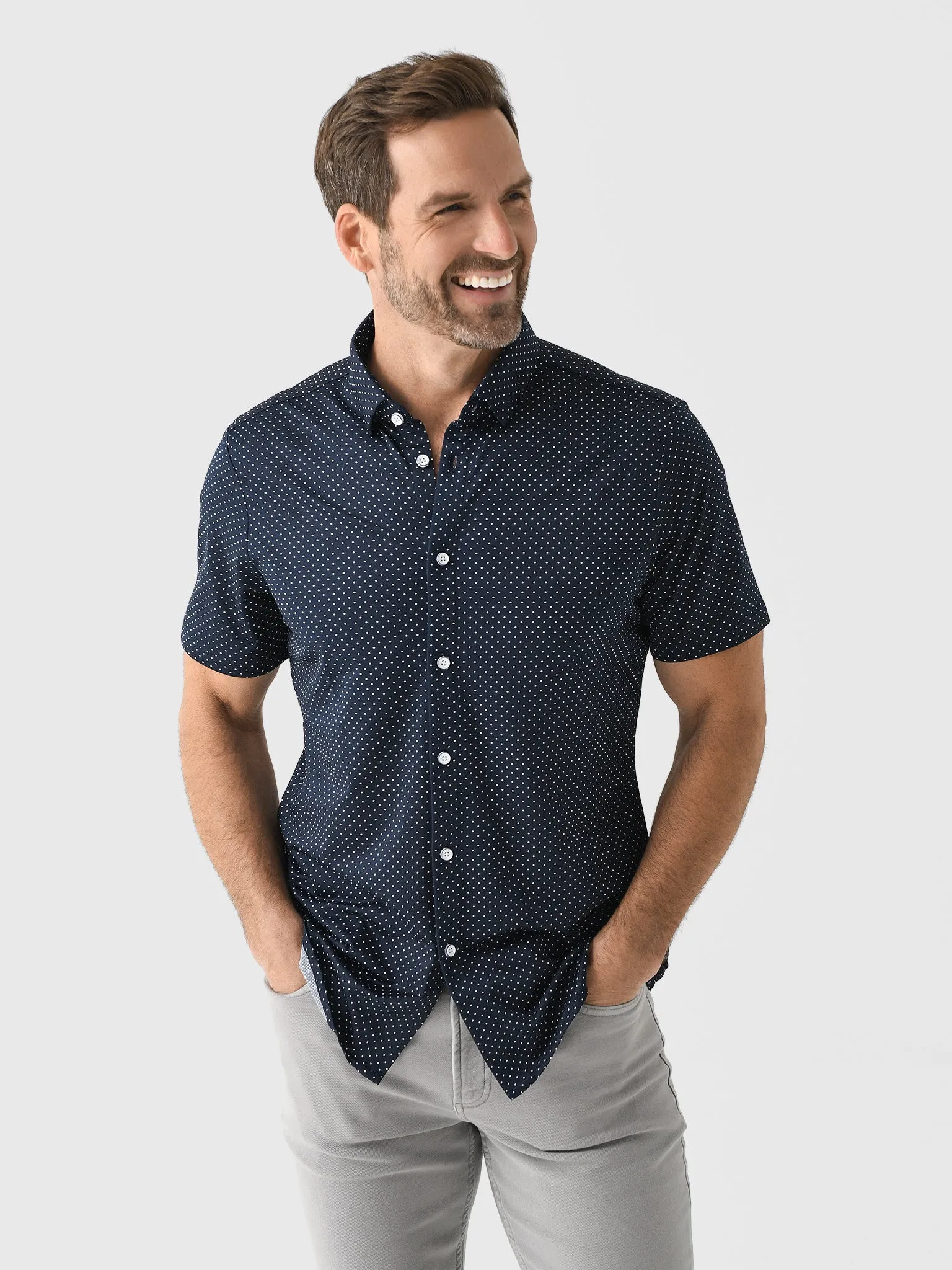 Mizzen+Main Men's Trim Halyard Button-Down Shirt sold by Saint Bernard