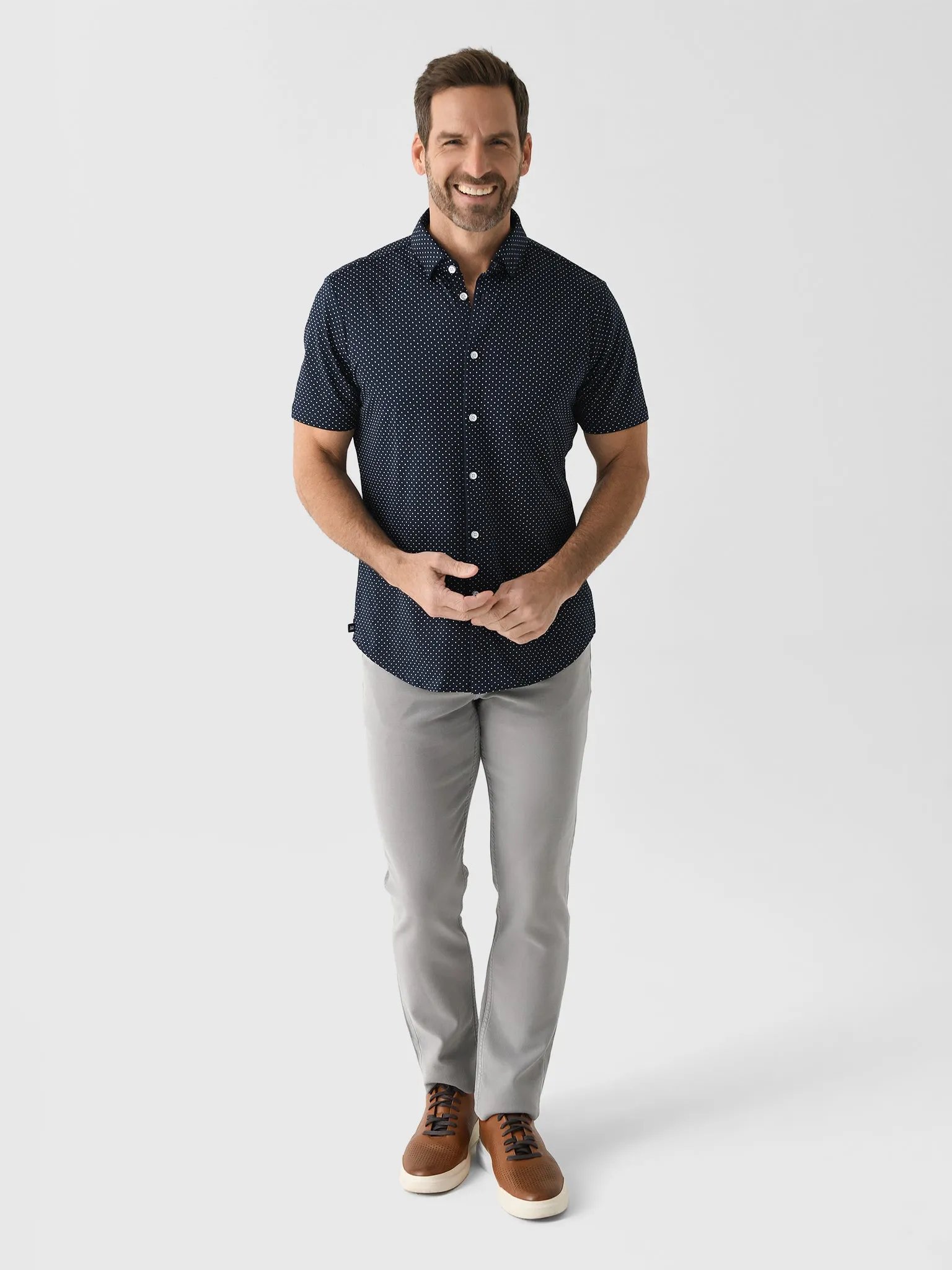 Mizzen+Main Men's Trim Halyard Button-Down Shirt sold by Saint Bernard product image thumbnail 2