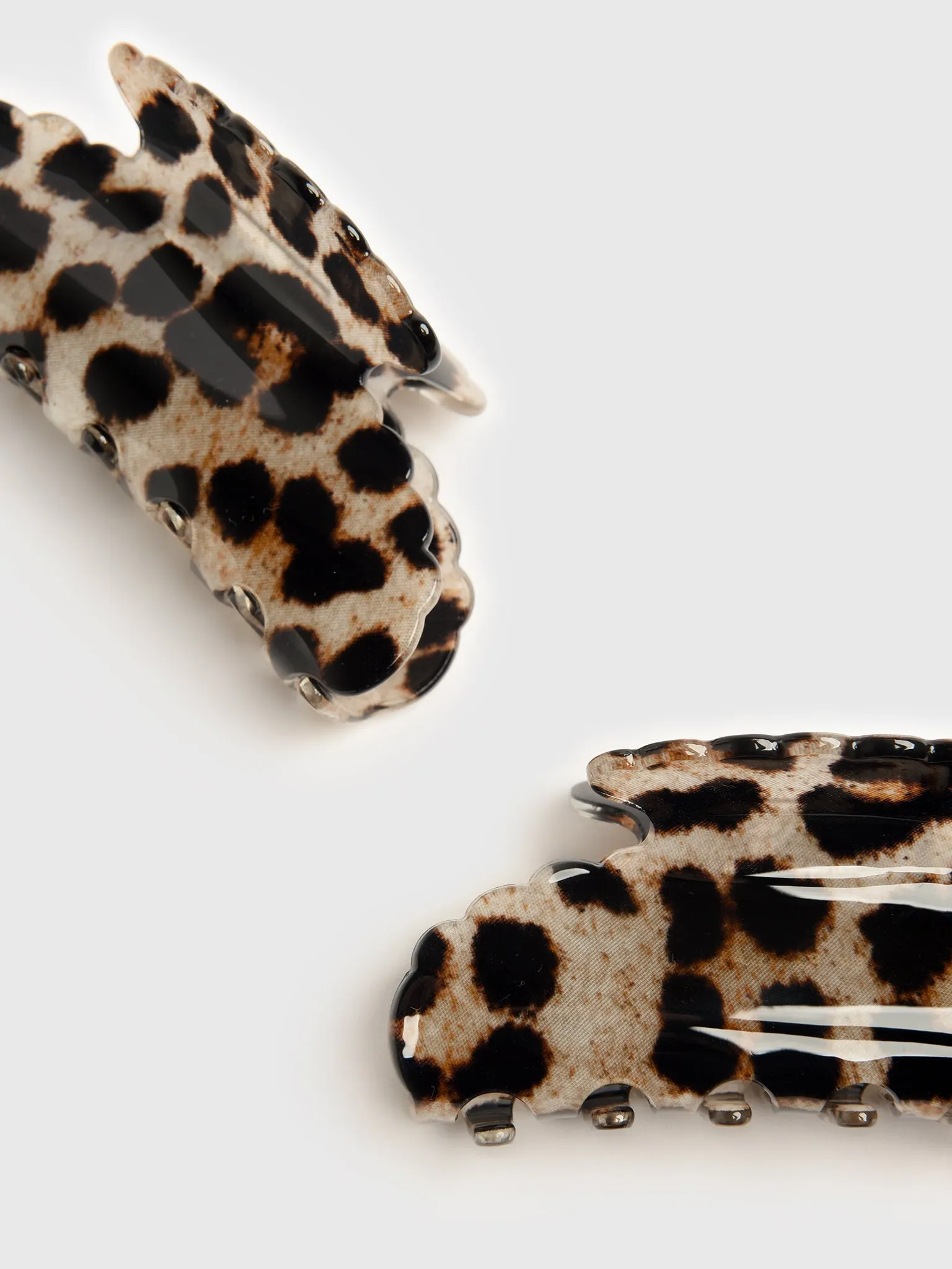 Loeffler Randall Yuri Leopard Hair Clip Set sold by Saint Bernard product image thumbnail 2