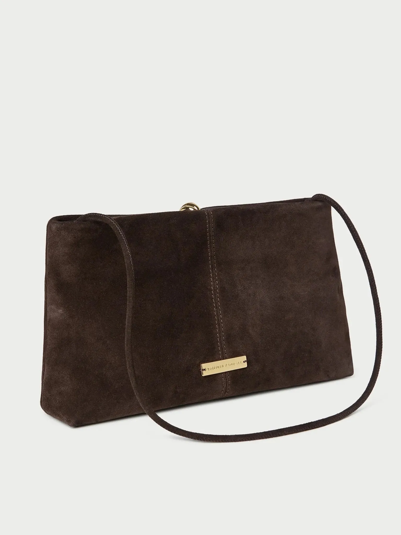 Loeffler Randall Corrine Suede Gathered Clutch sold by Saint Bernard product image thumbnail 4