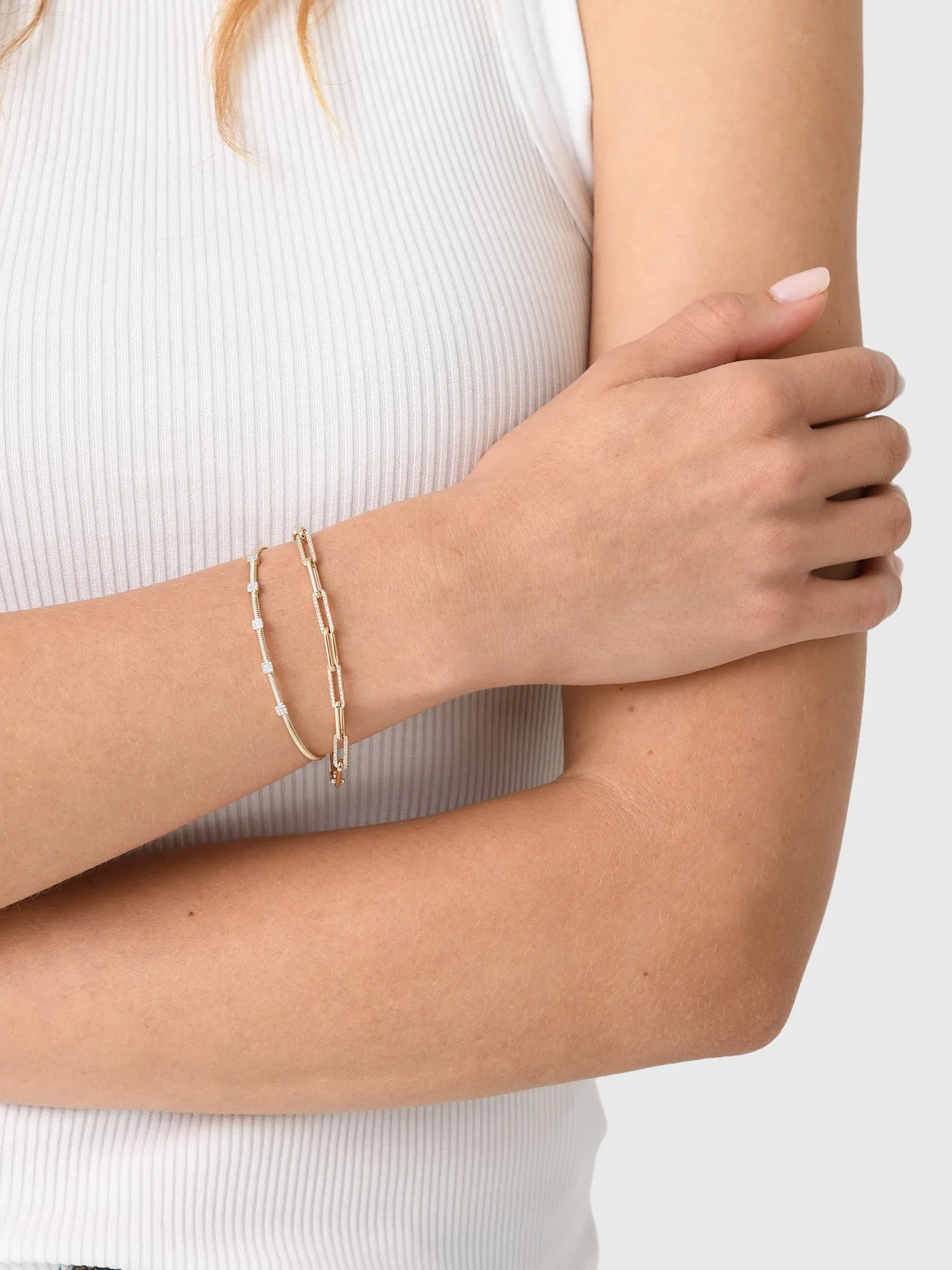 Francie B. Diamond Link Bracelet sold by Saint Bernard product image thumbnail 2
