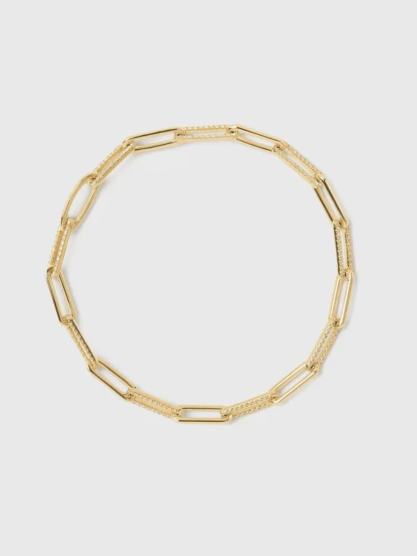 Francie B. Diamond Link Bracelet made by Saint Bernard