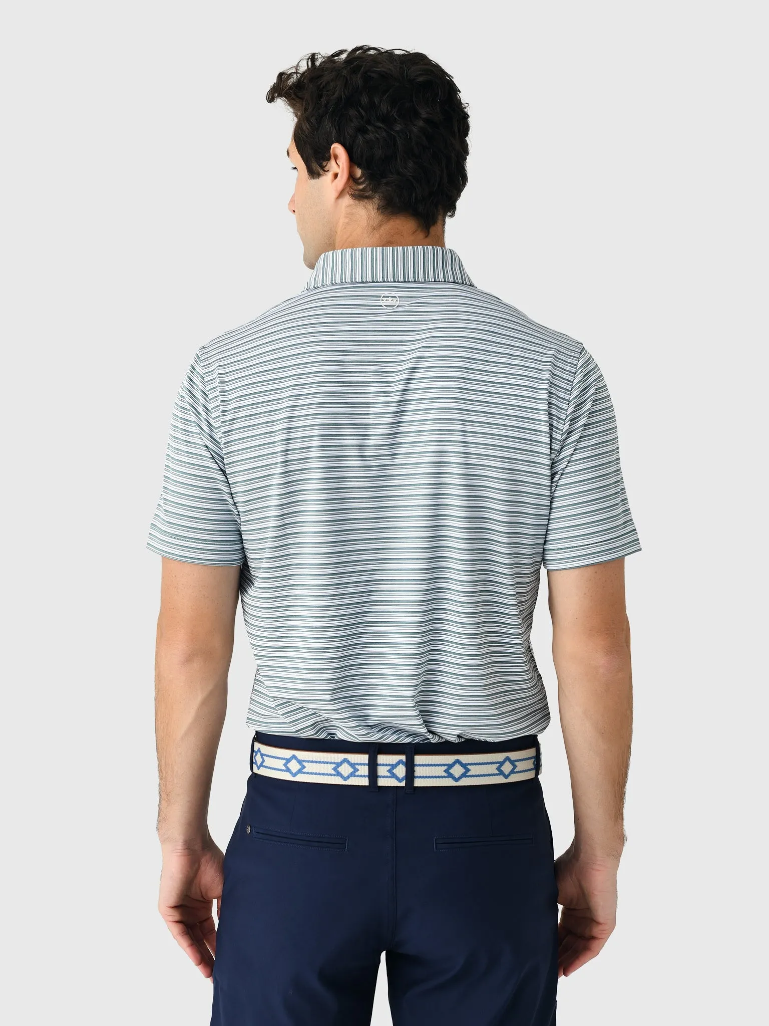 Peter Millar Crown Crafted Men's Chase Performance Jersey Polo sold by Saint Bernard product image thumbnail 3