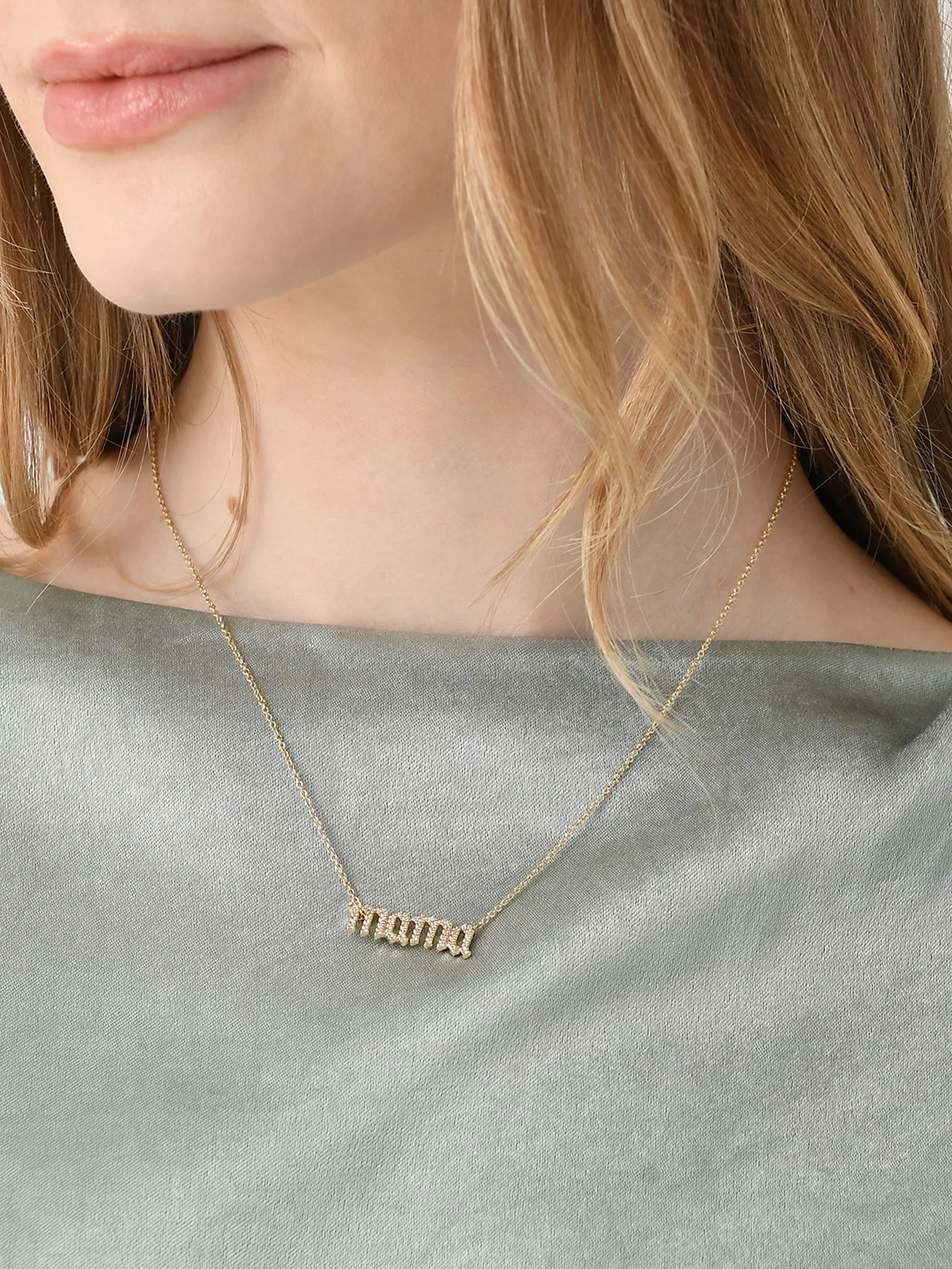 Stone And Strand Diamond Gothic Mama Necklace sold by Saint Bernard product image thumbnail 2