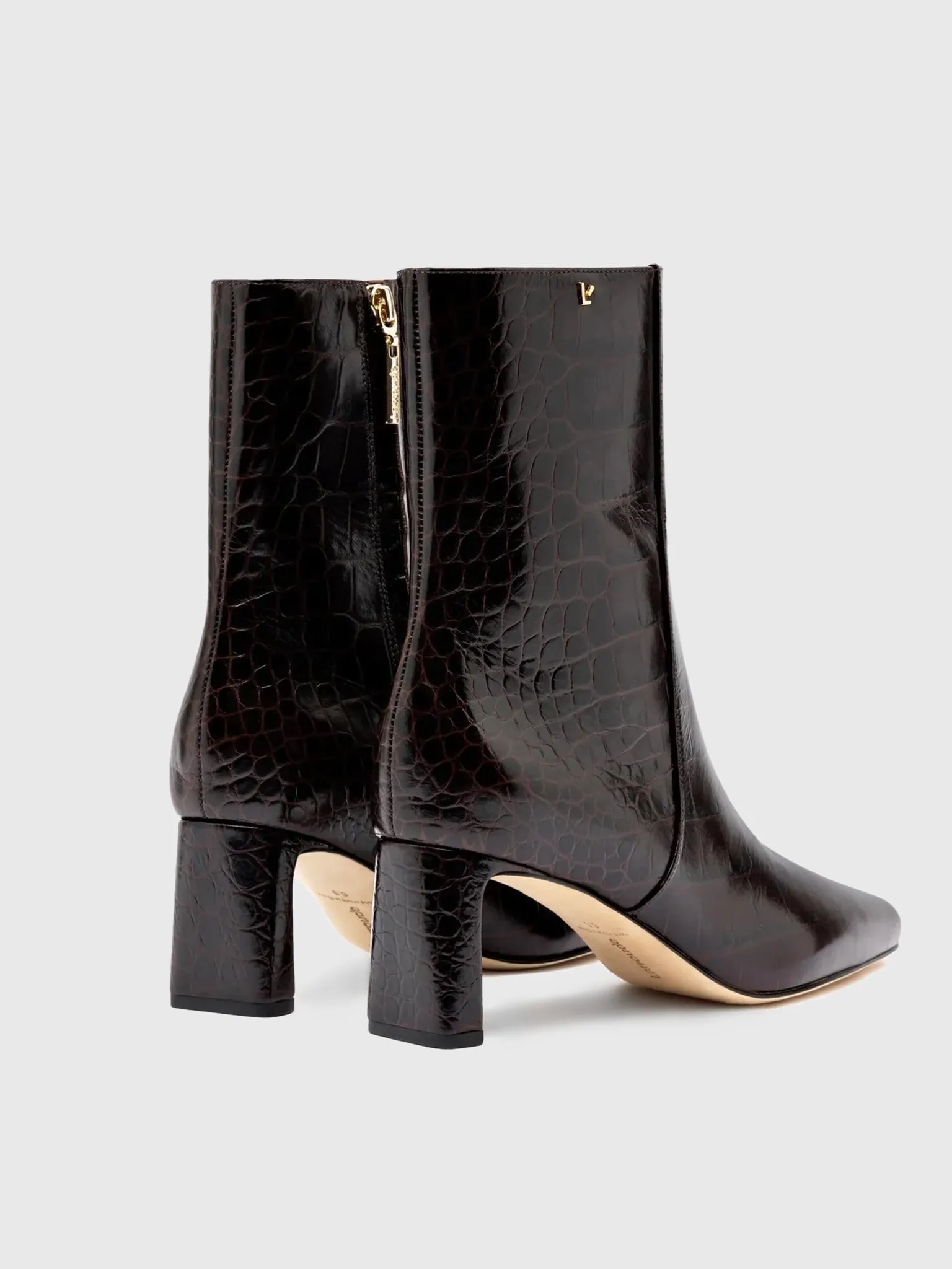 Larroude Women's Alexis Leather Bootie sold by Saint Bernard product image thumbnail 2