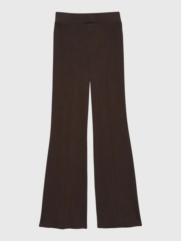 DONNI. Women's The Rib Kick Flare Pant sold by Saint Bernard