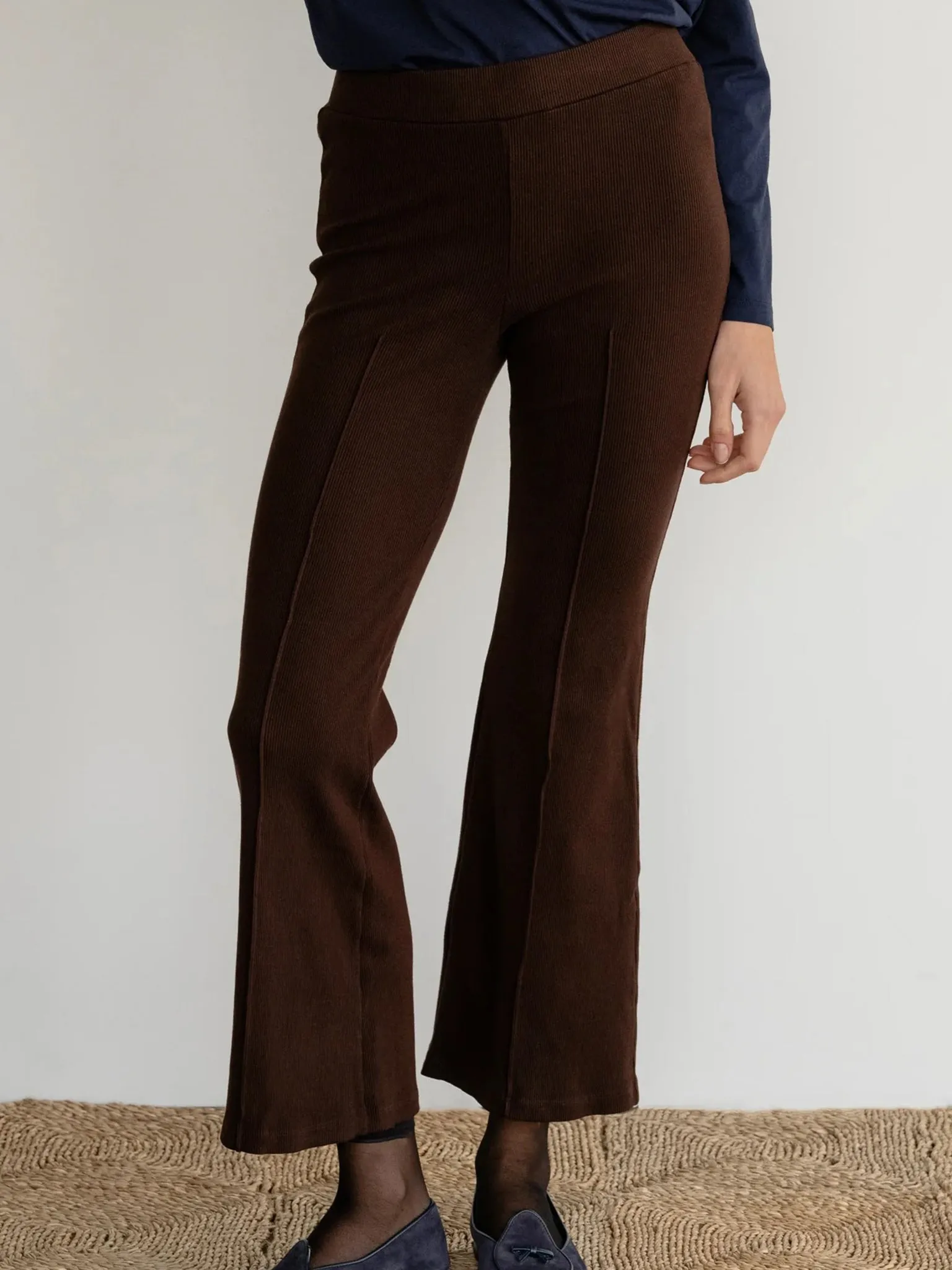 DONNI. Women's The Rib Kick Flare Pant sold by Saint Bernard product image thumbnail 2