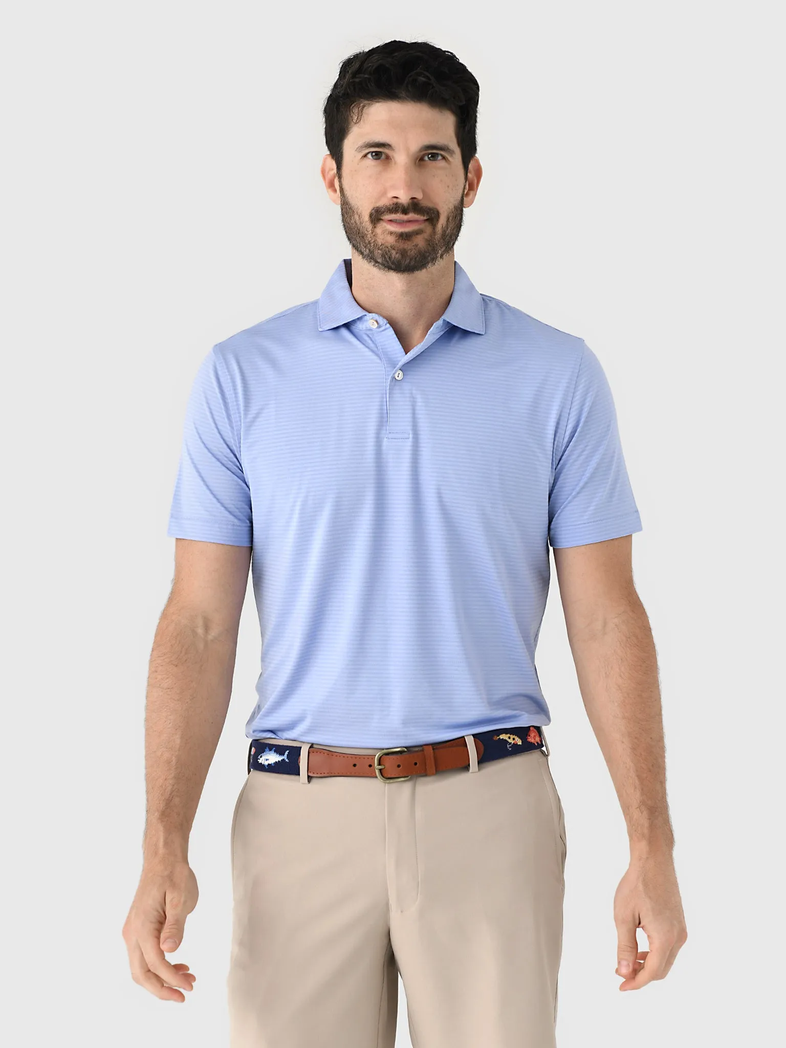 Peter Millar Crown Crafted Men's Empire Performance Jersey Polo sold by Saint Bernard product image thumbnail 4