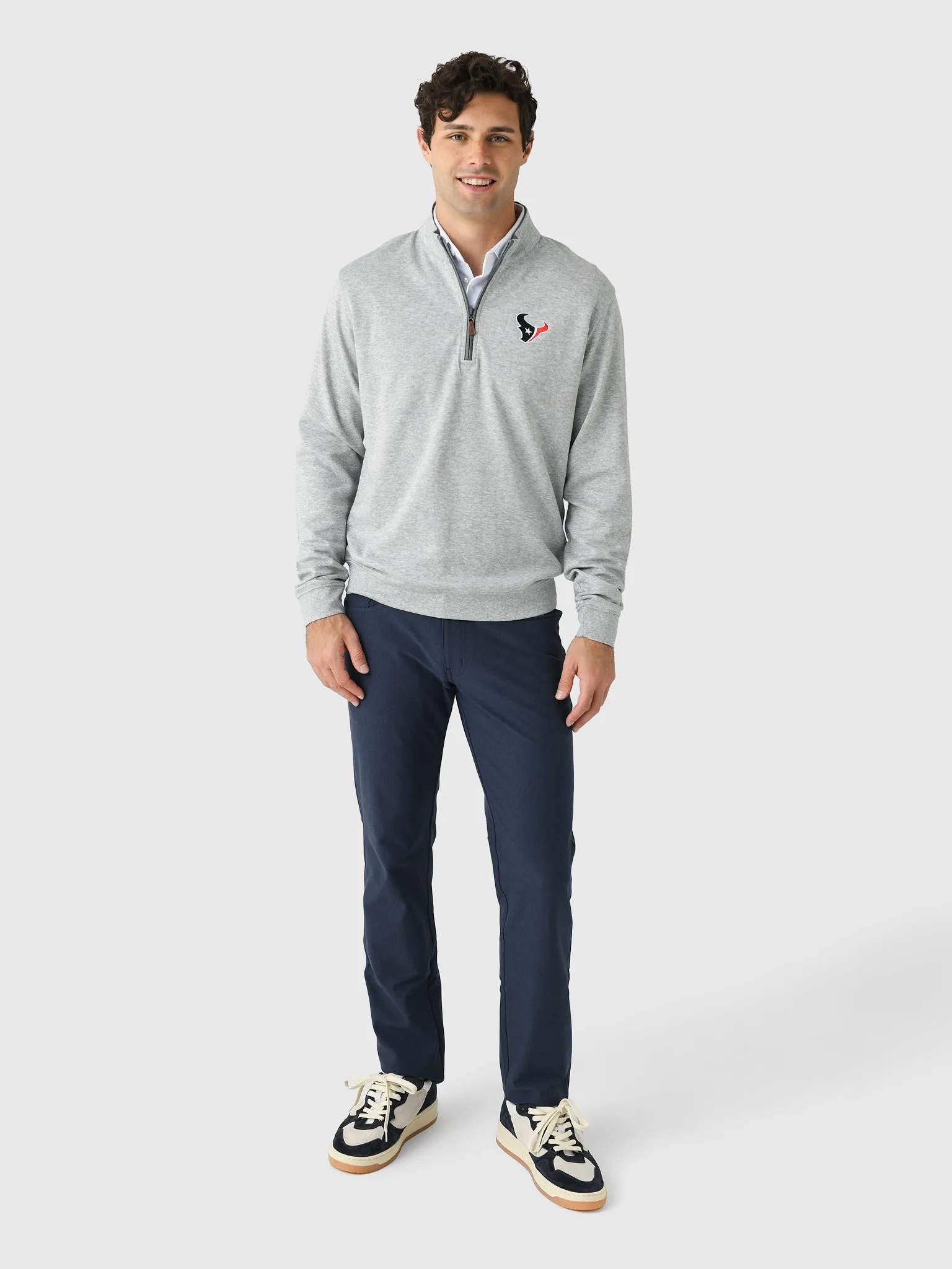 Johnnie-O Men's Houston Texans Sully Quarter-Zip Pullover sold by Saint Bernard product image thumbnail 2