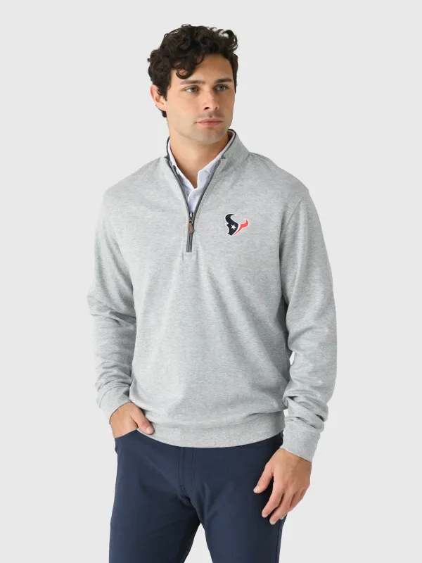 Johnnie-O Men's Houston Texans Sully Quarter-Zip Pullover sold by Saint Bernard