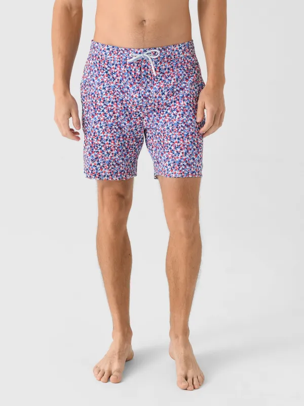 Johnnie-O Men's Seeing Stars Swim Trunk sold by Saint Bernard