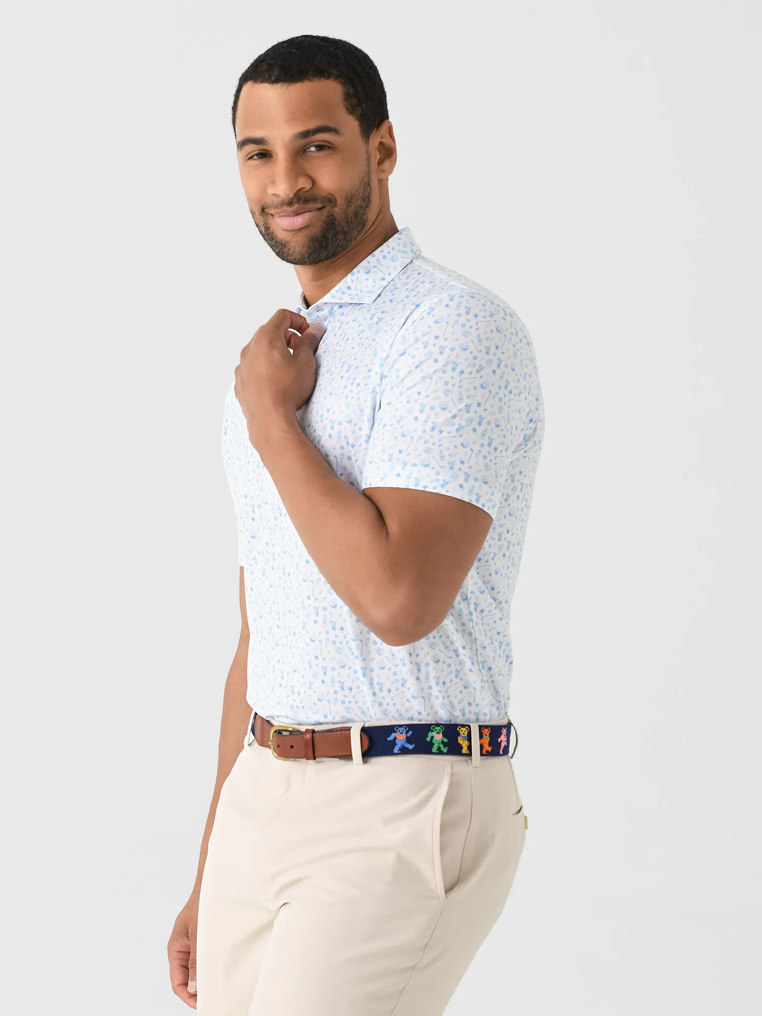 Johnnie-O Men's Juice Performance Jersey Polo sold by Saint Bernard product image thumbnail 3