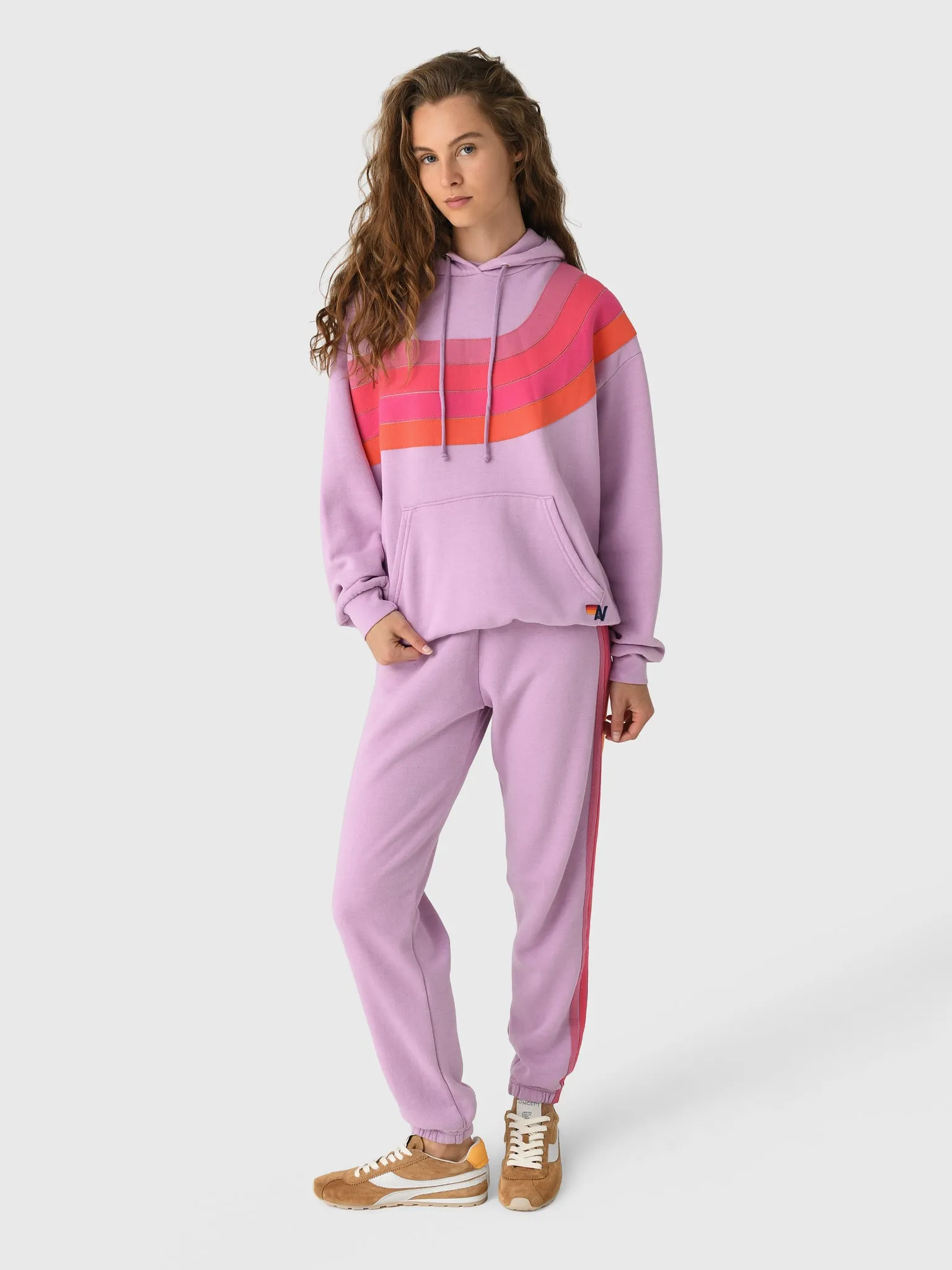 Aviator Nation Women's Wave Stripe 4 Relaxed Pullover Hoodie sold by Saint Bernard product image thumbnail 5