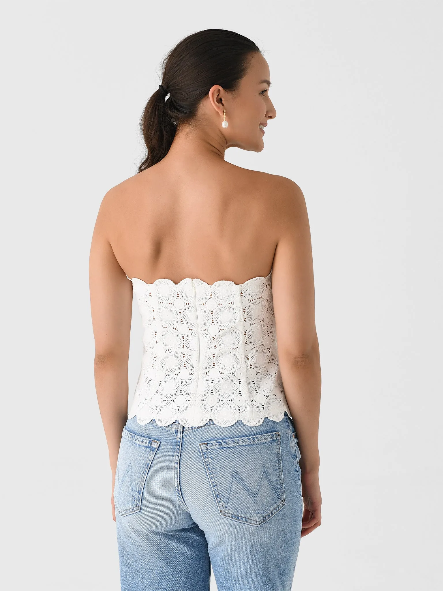St. Agni Women's Doily Top sold by Saint Bernard product image thumbnail 4