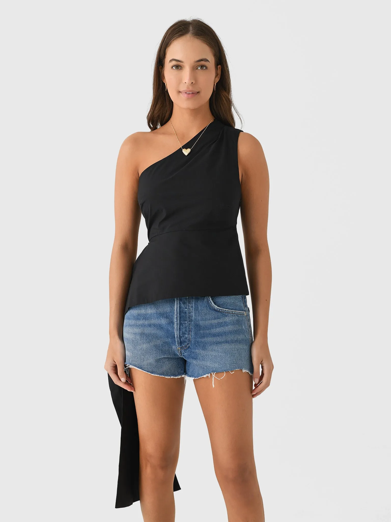 St. Agni Women's Asymm Origami Top sold by Saint Bernard