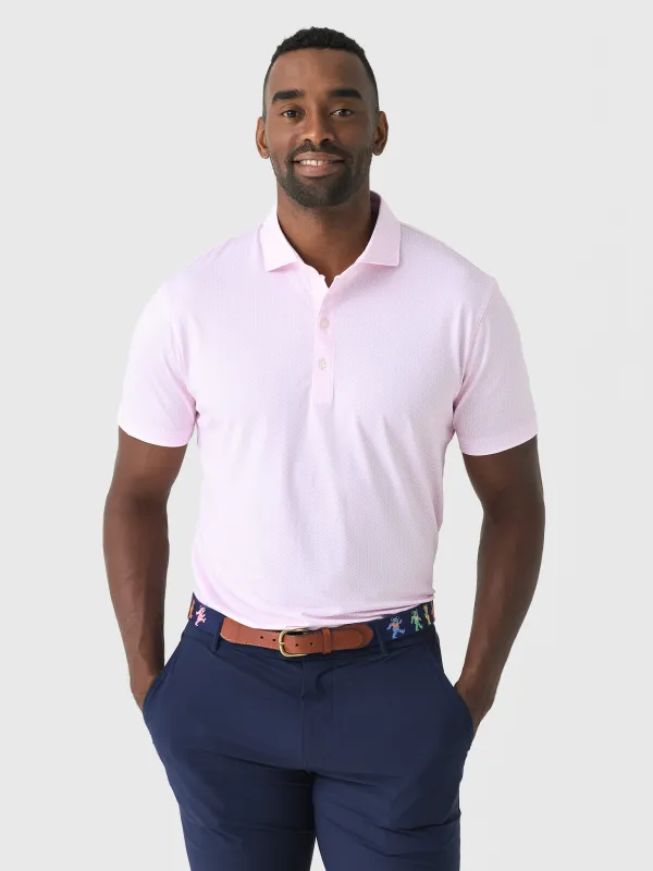 Johnnie-O Men's Hex Performance Jersey Polo sold by Saint Bernard