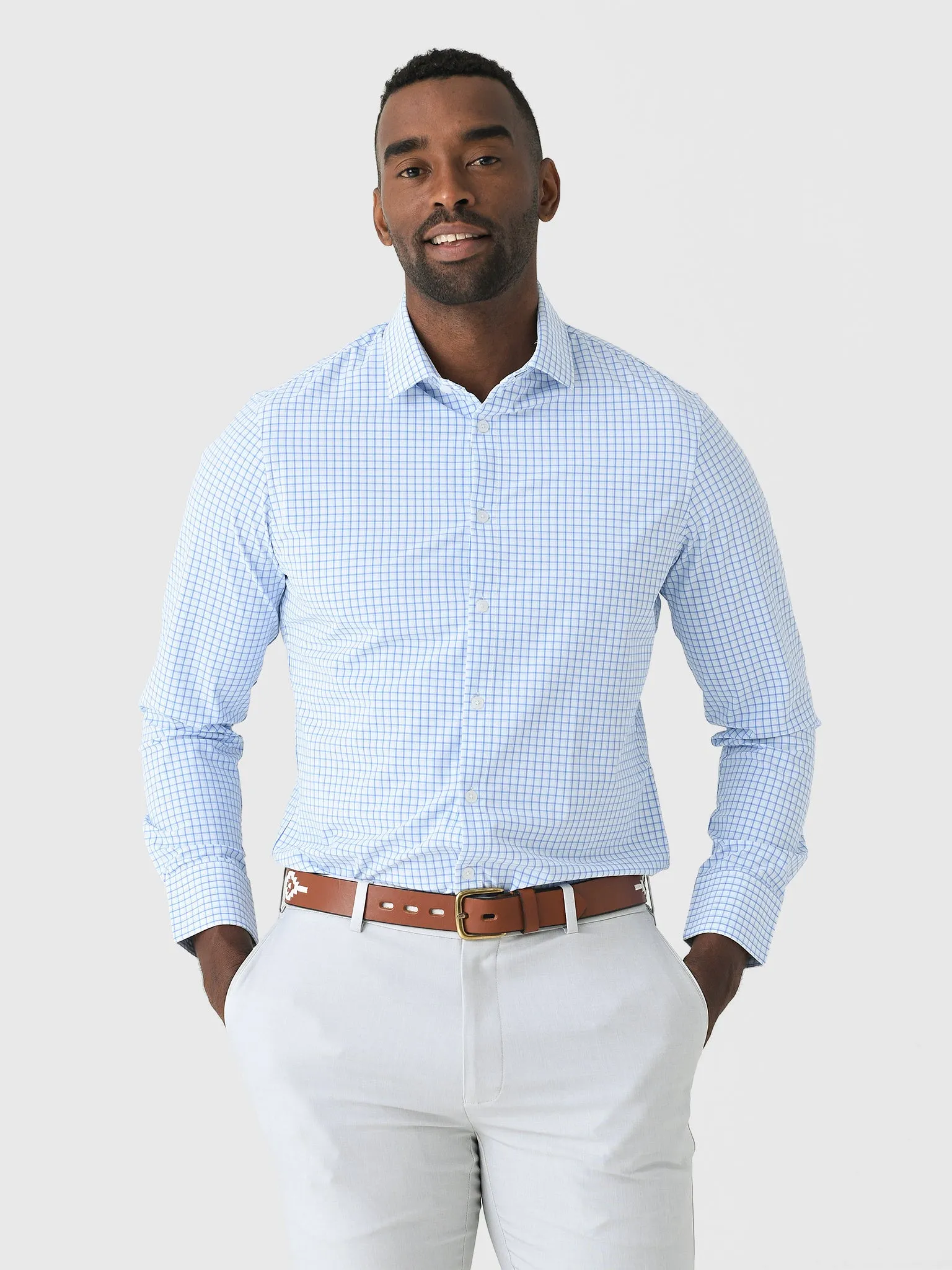 Mizzen+Main Men's Trim Leeward Dress Shirt sold by Saint Bernard