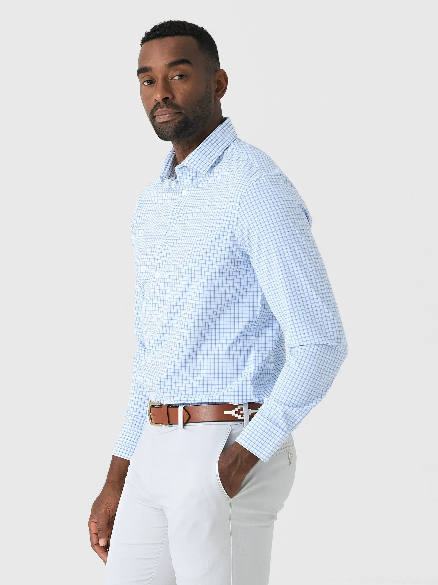 Mizzen+Main Men's Trim Leeward Dress Shirt sold by Saint Bernard product image thumbnail 3