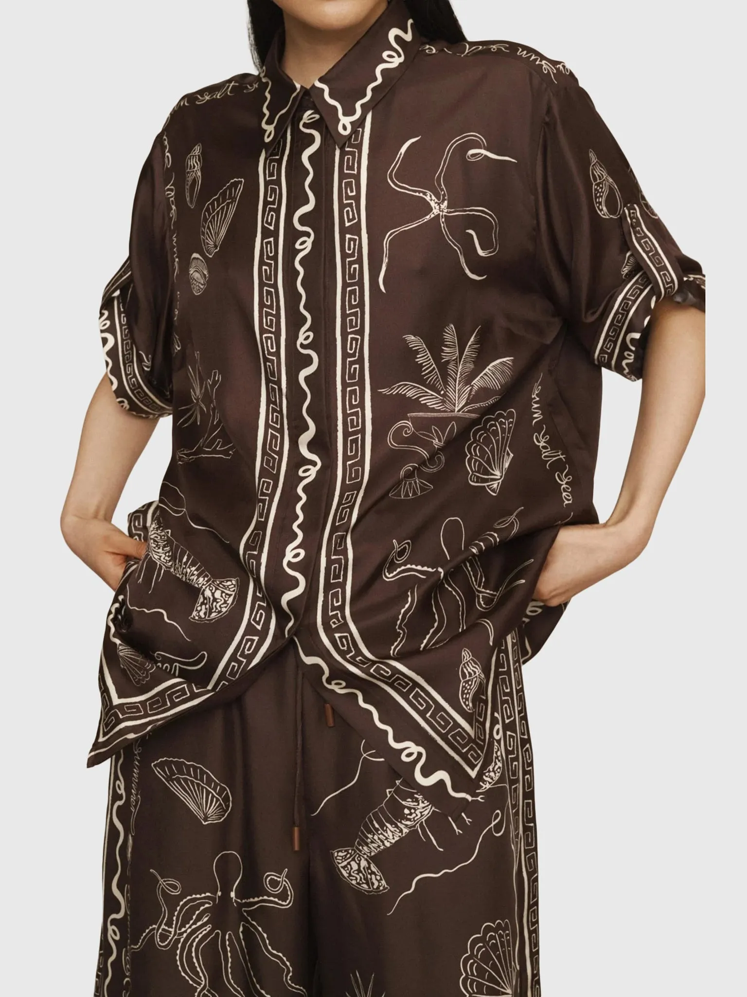 Alemais Women's Sammy Silk Shirt sold by Saint Bernard product image thumbnail 2